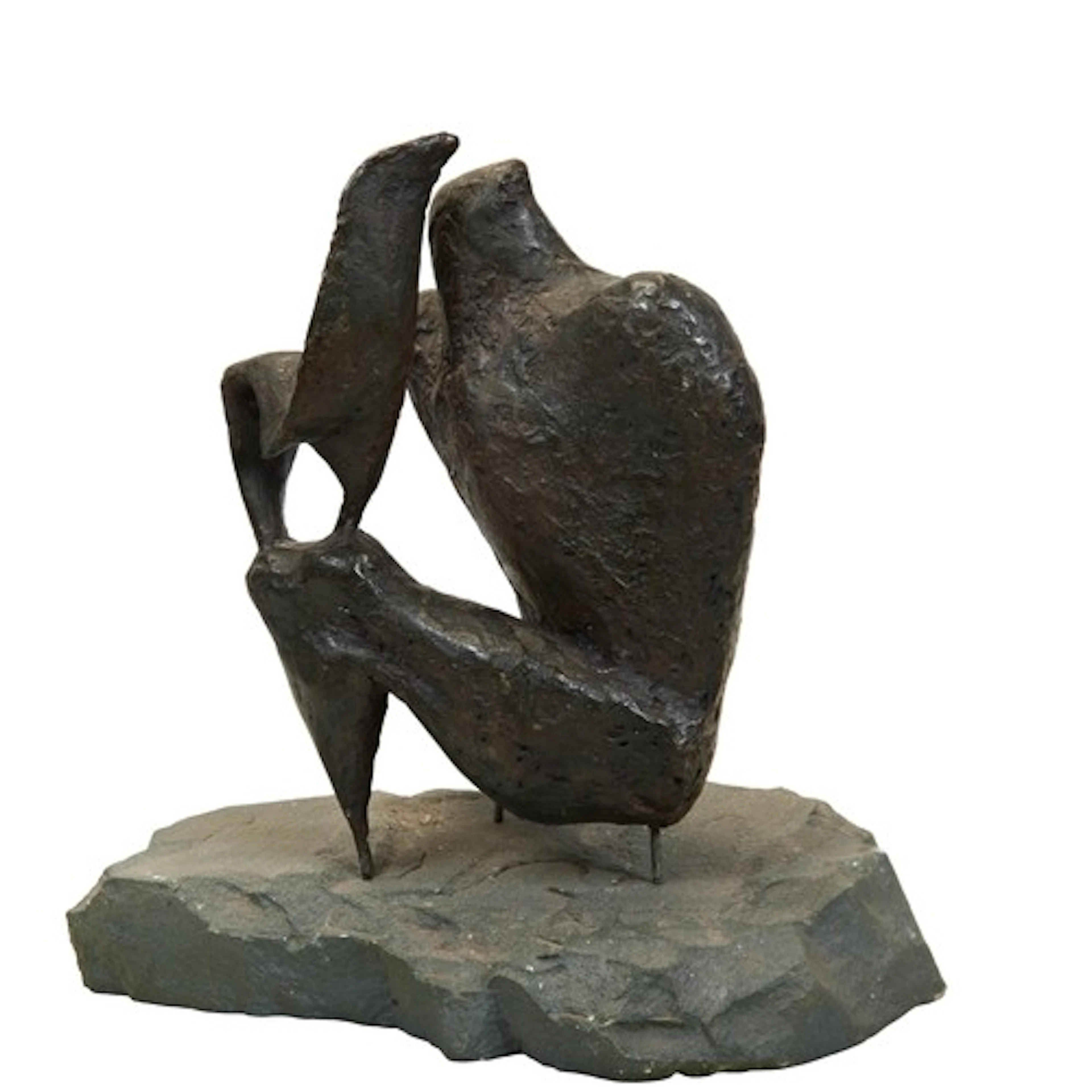 RICHARD BENTLEY CLAUGHTON (1917-1997) 'MAN WITH EAGLE' MAQUE...