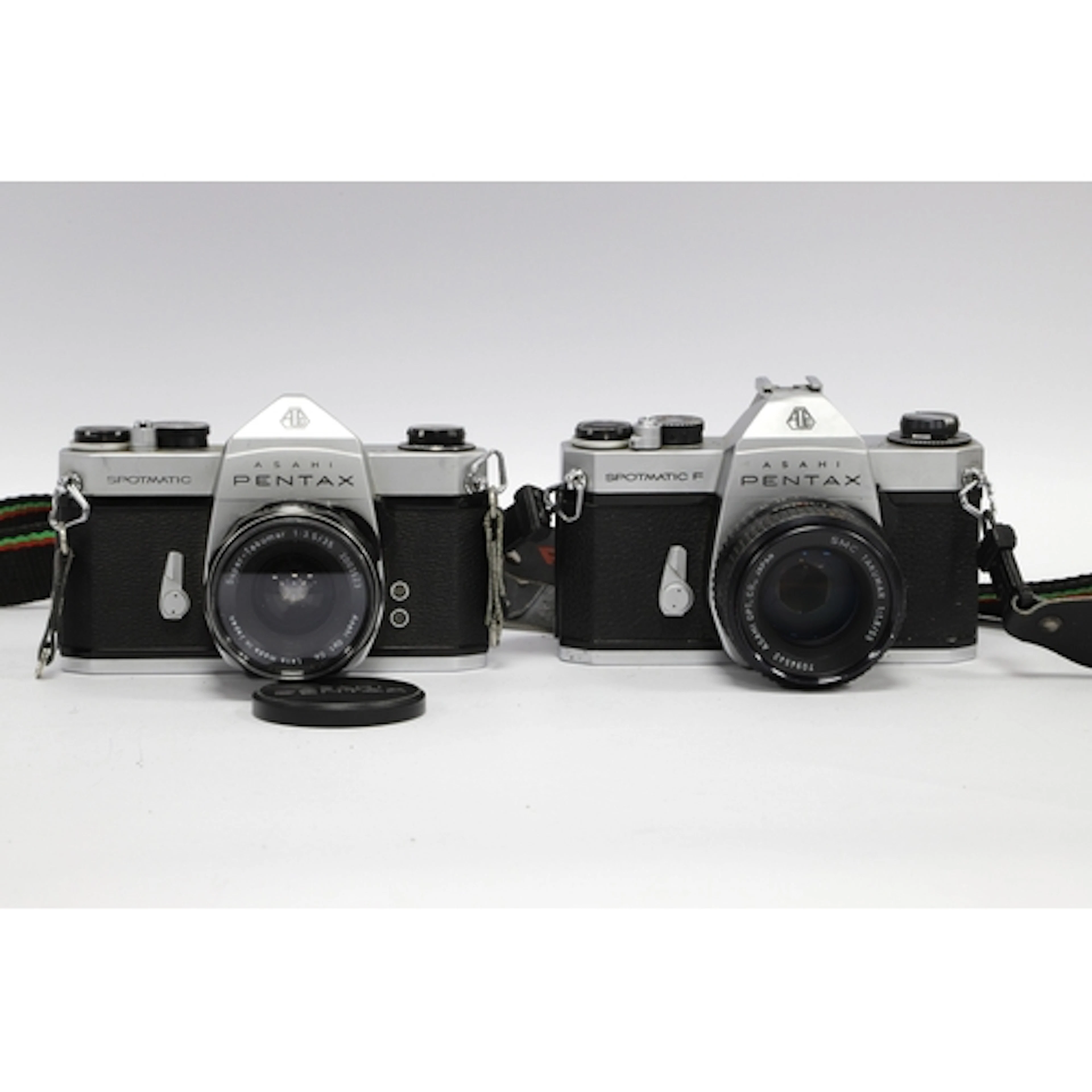 Asahi Pentax Spotmatic SP 35mm SLR Film Camera with attached...