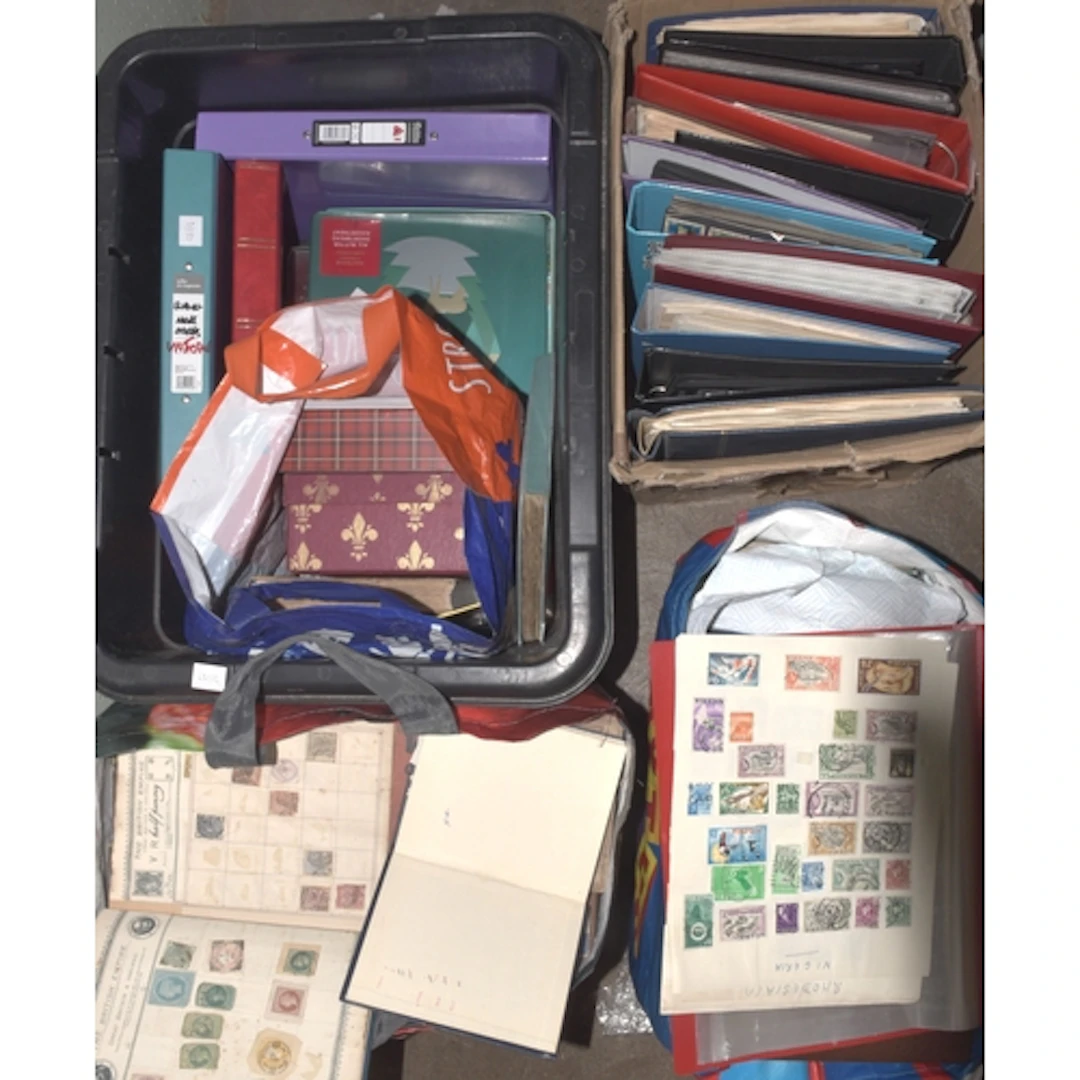 A collection of all-world stamps in albums, stock books and ...