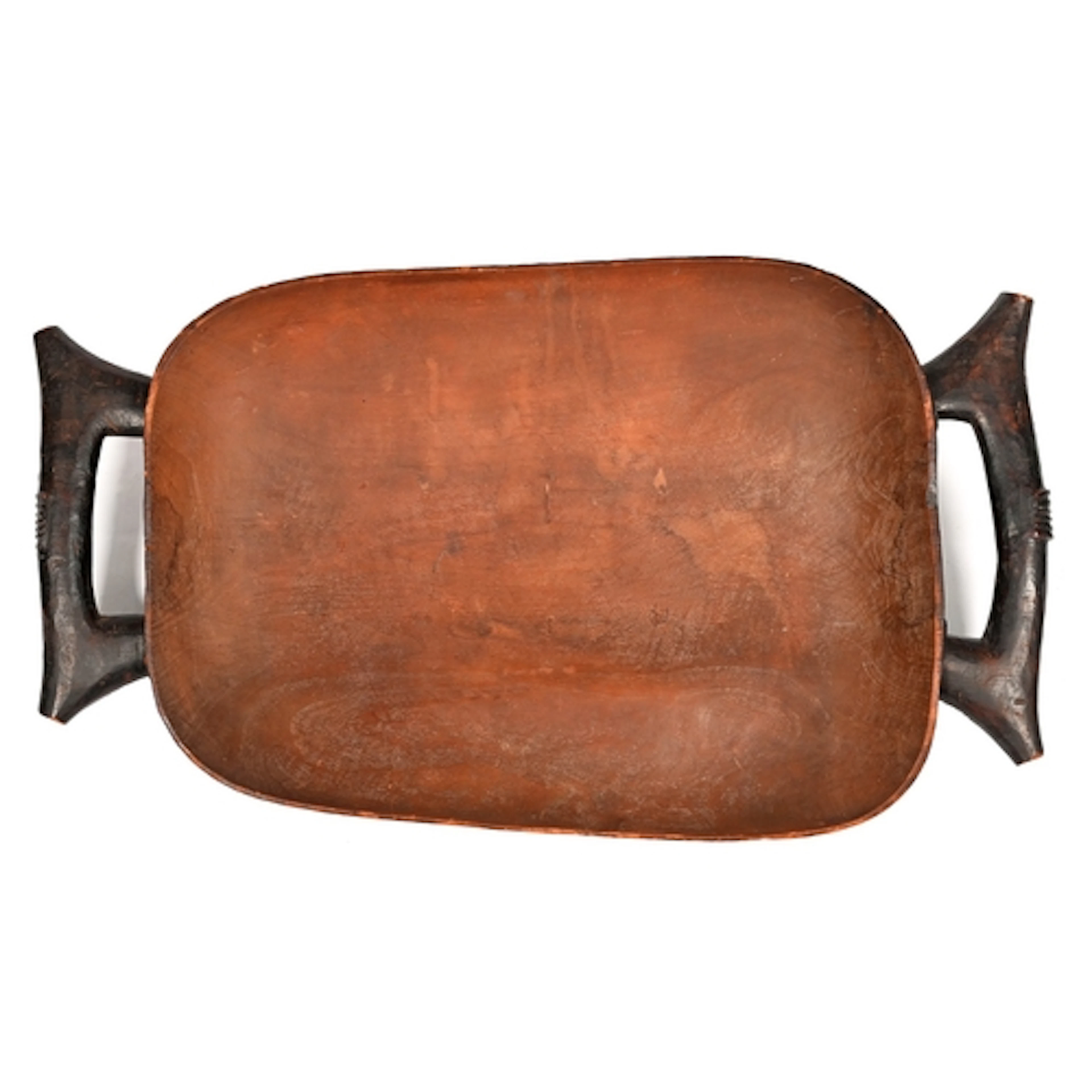 Tribal Art. South Africa, a Zulu ceremonial carved wood meat...