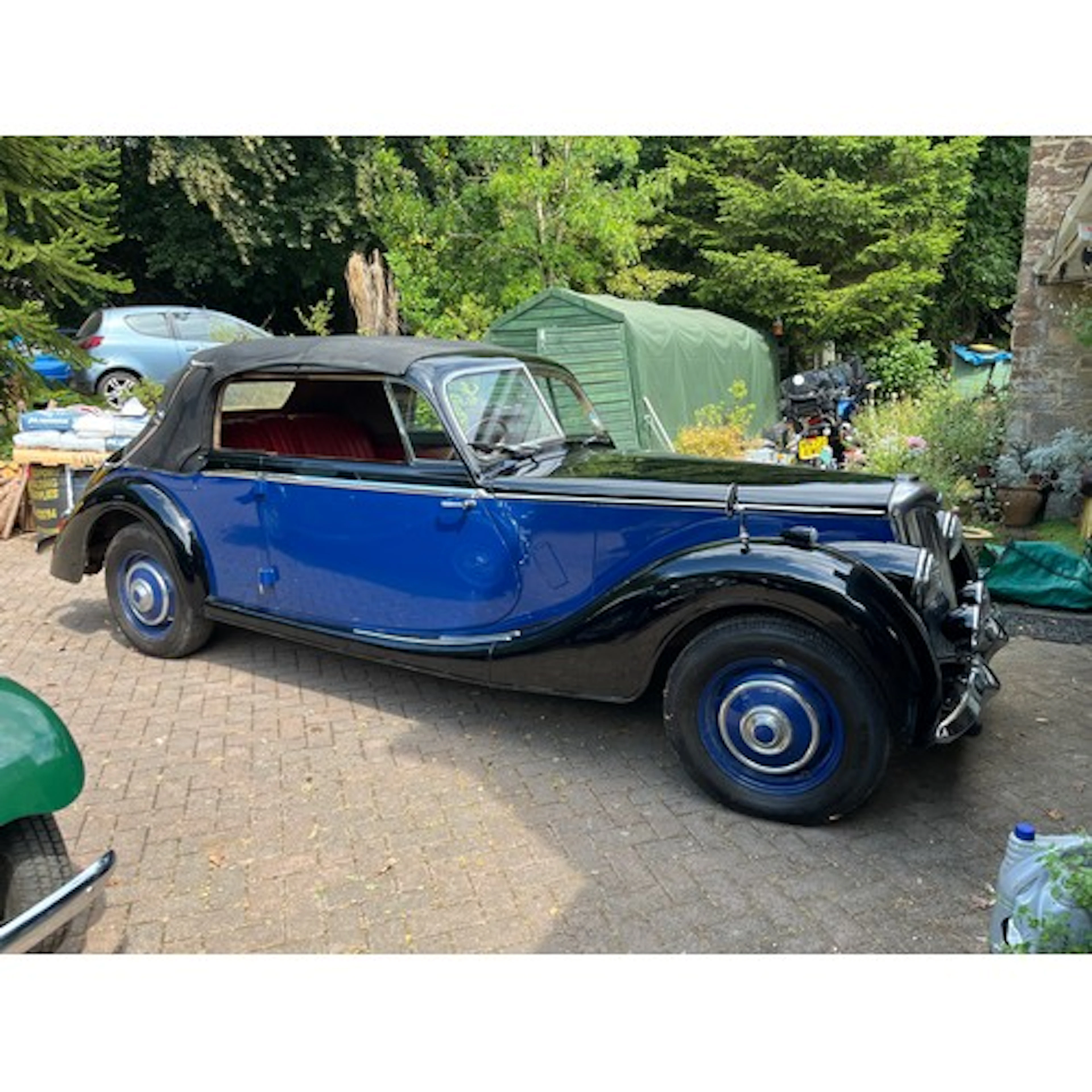 1951 Riley RMD Drophead Coupe, 2.5 litre, blue and black, Re...