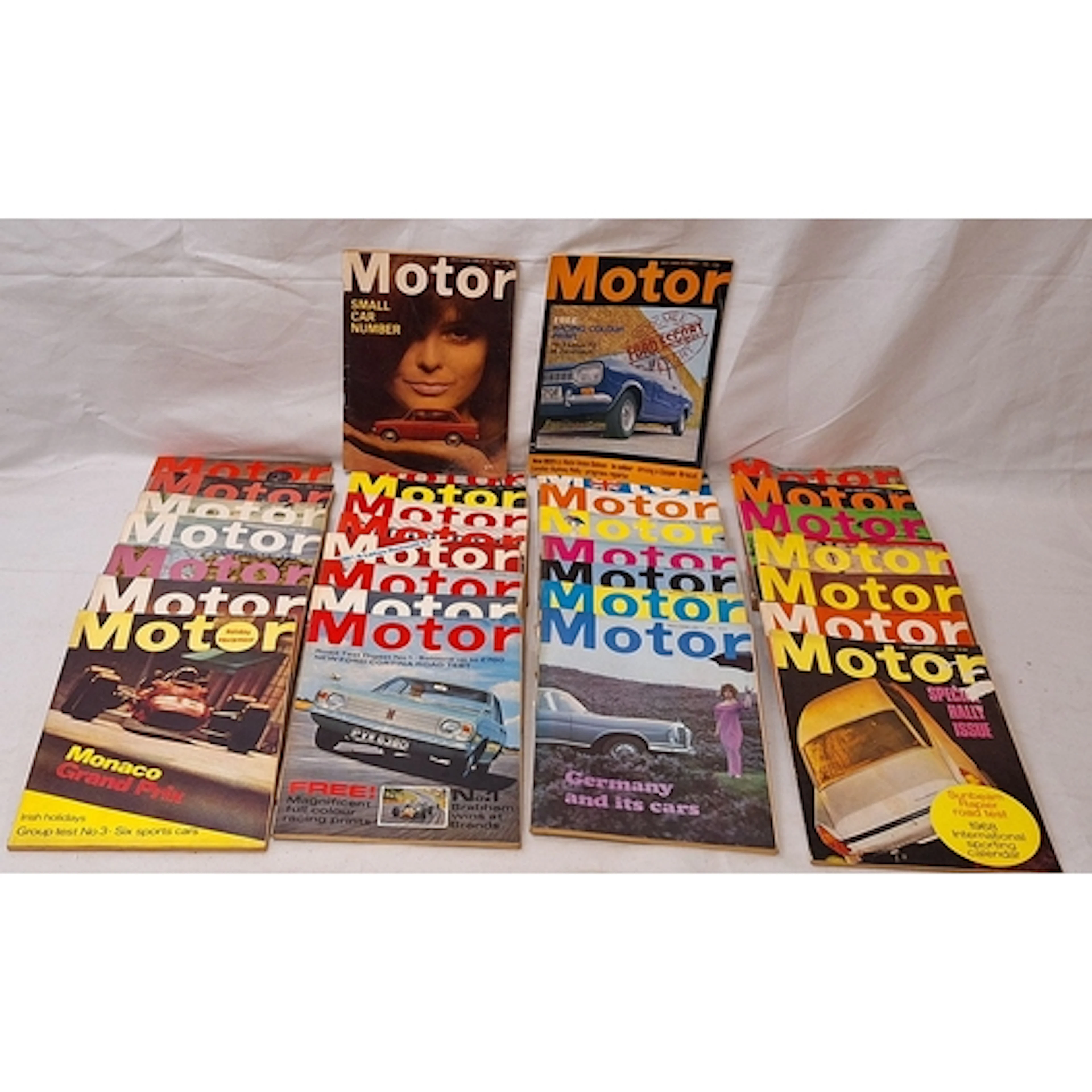 Motor Magazines from 1960s incl. Road Test Ford Zodiac, Humb...