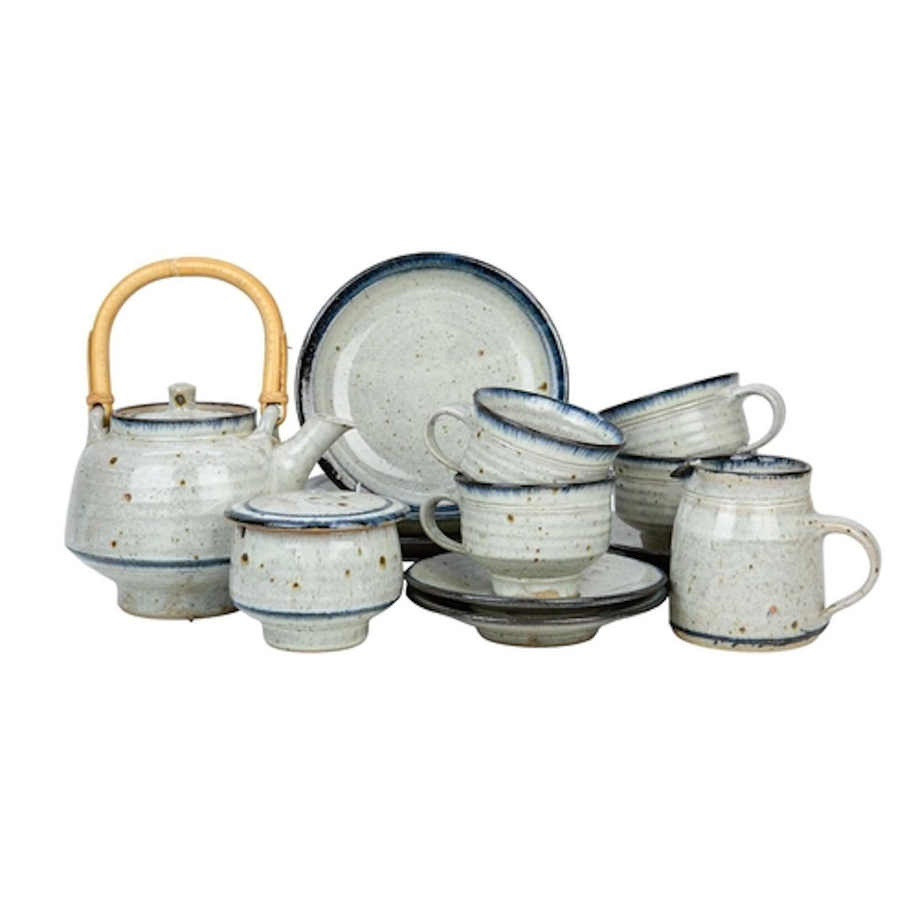 § Colin KELLAM (1942) Tea Set The set comprises of one tea p...