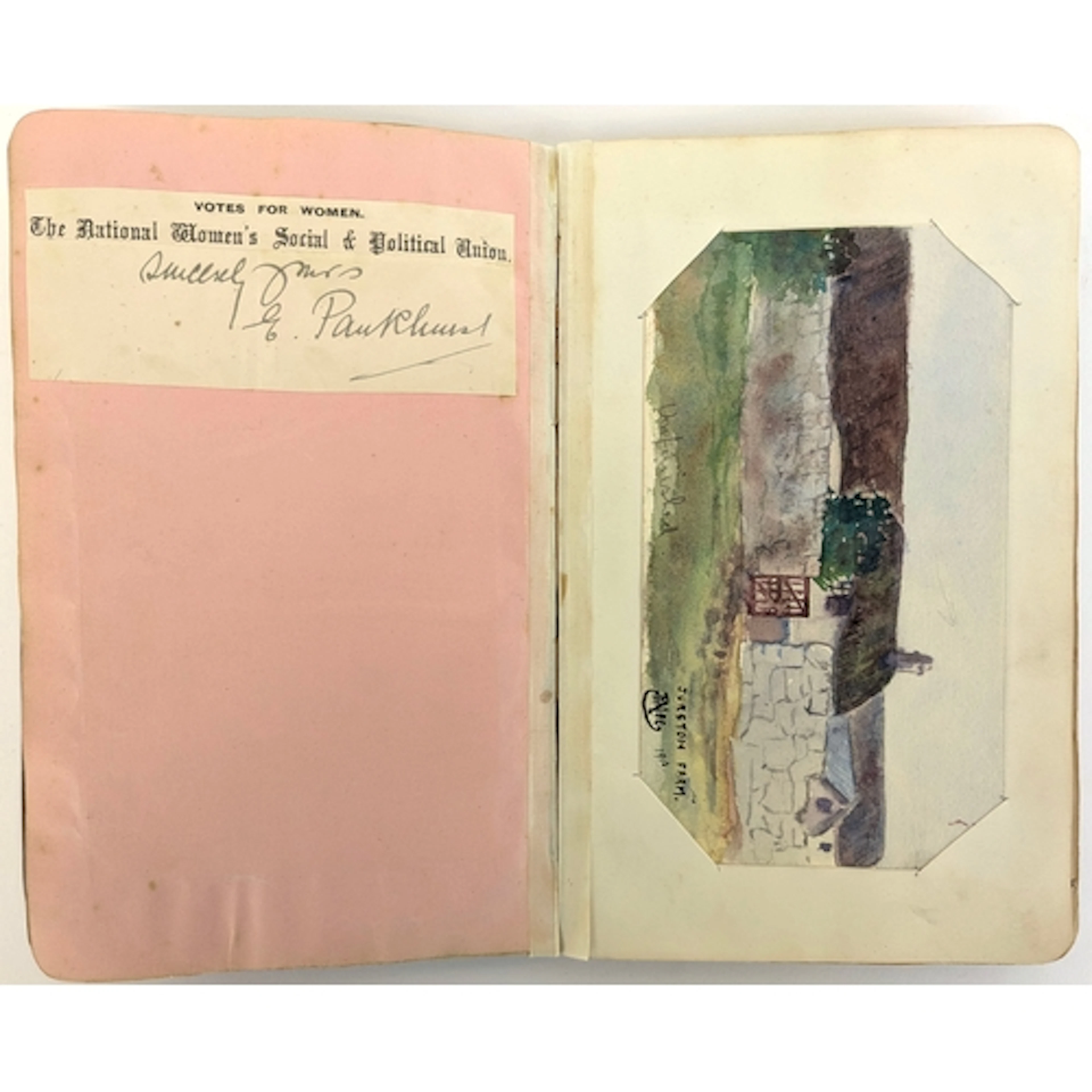 EMMELINE PANKHURST and VICTORIAN MILITARY INTEREST AUTOGRAPH...
