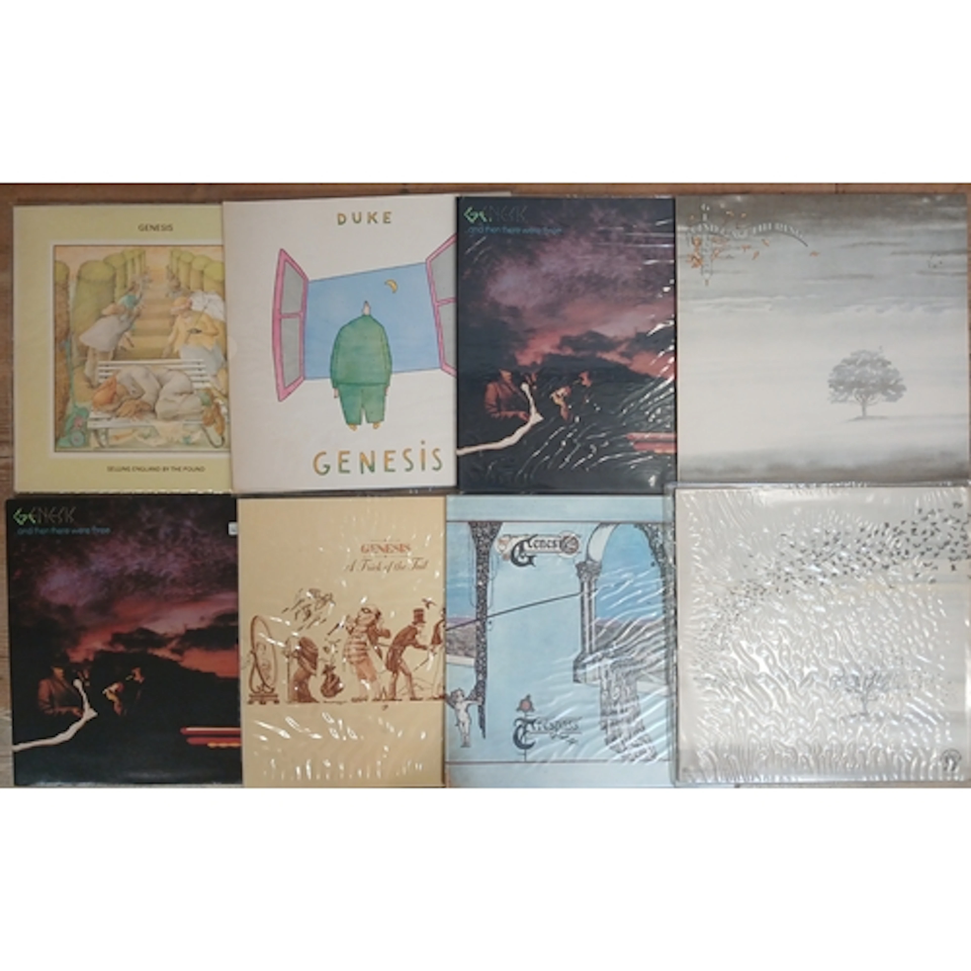 Genesis - a group of 8 LPs.