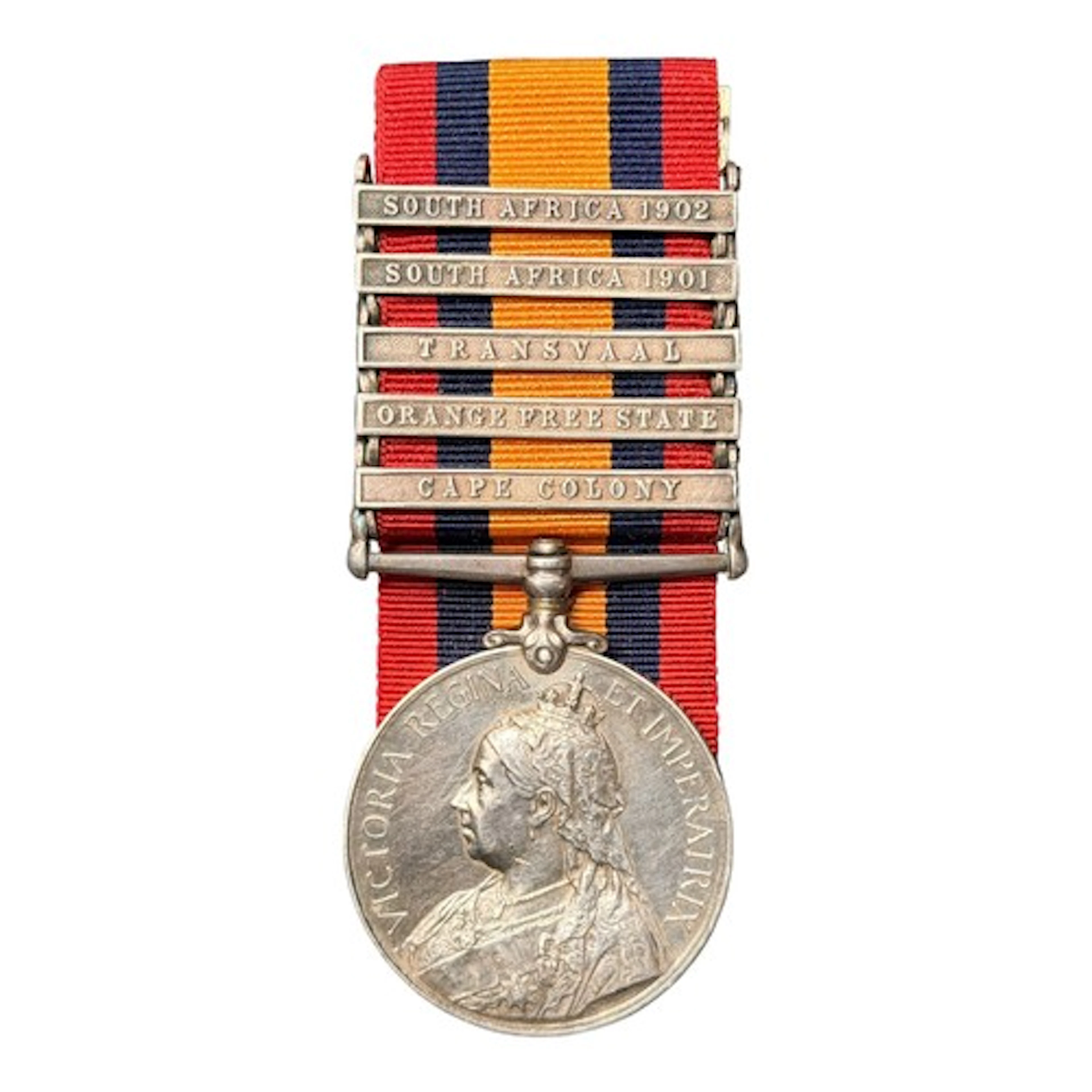 British Boer War Queens South Africa Medal with South Africa...