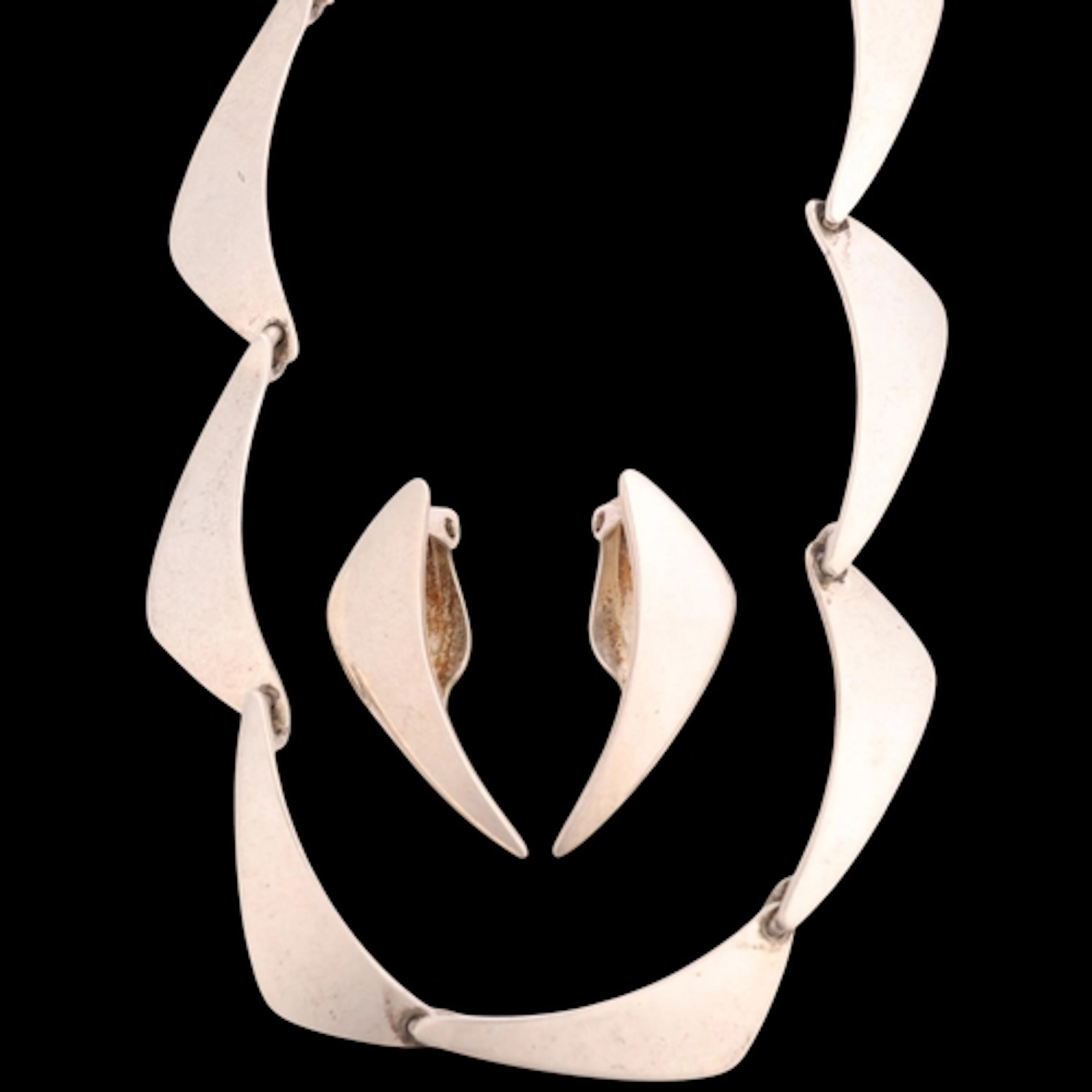 NIELS ERIK FROM - a Danish modernist sterling silver panel n...