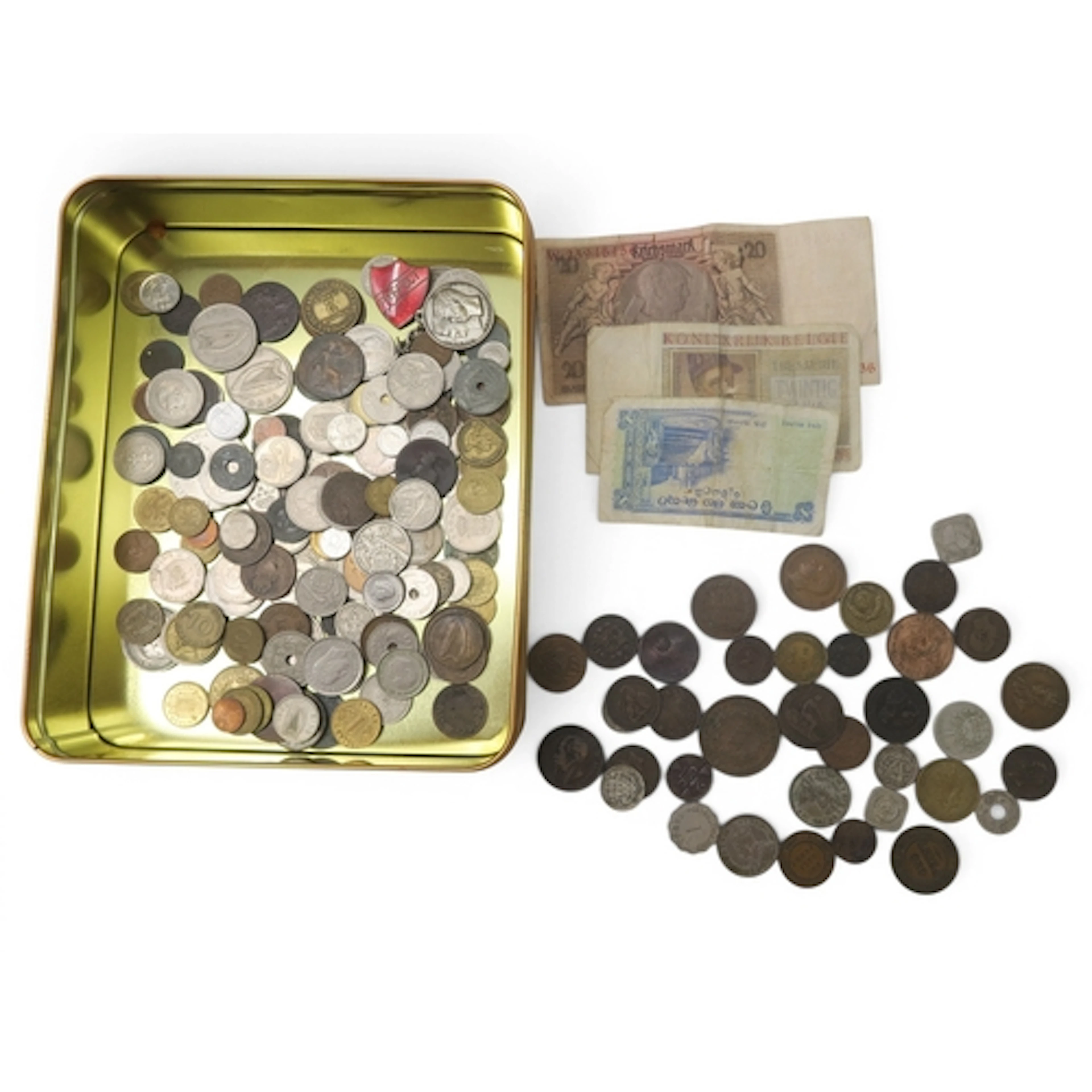 Worldwide coins to include Britain and Commonwealth, British...