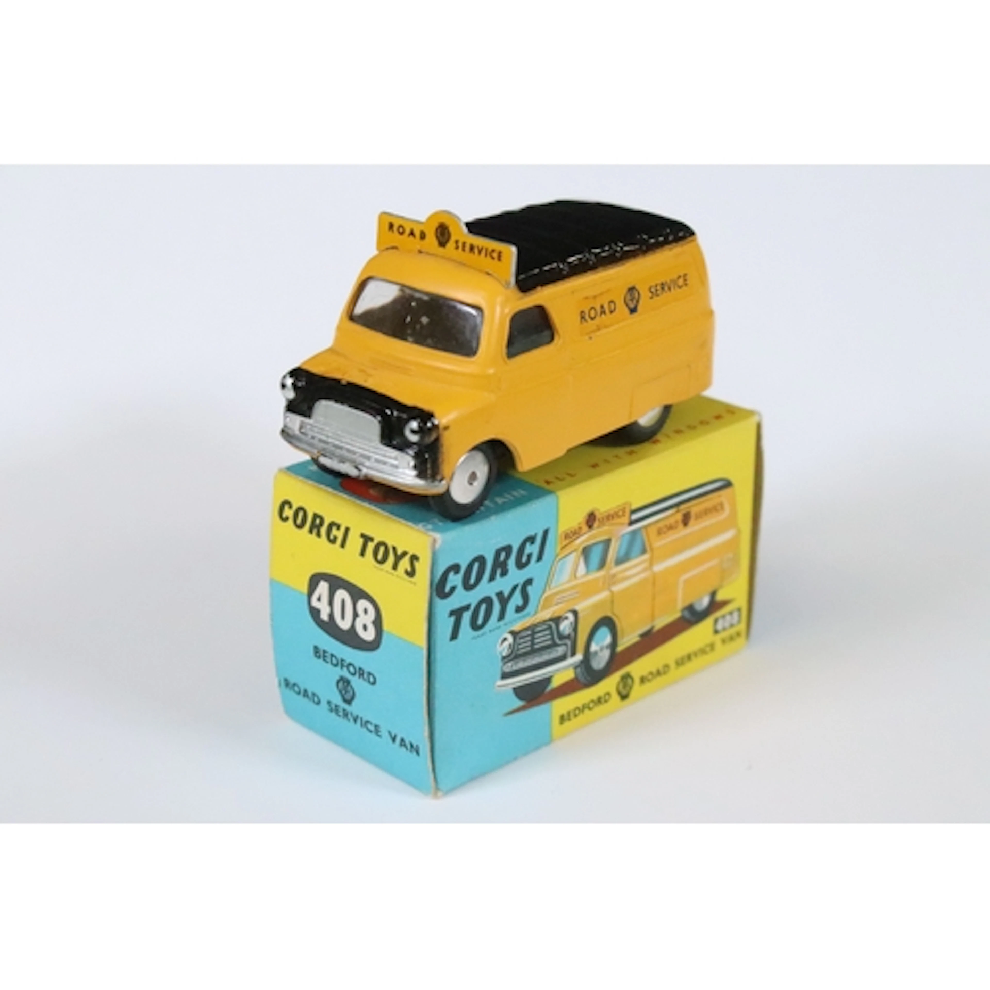 Boxed Corgi 408 Bedford AA Road Service Van diecast model in...