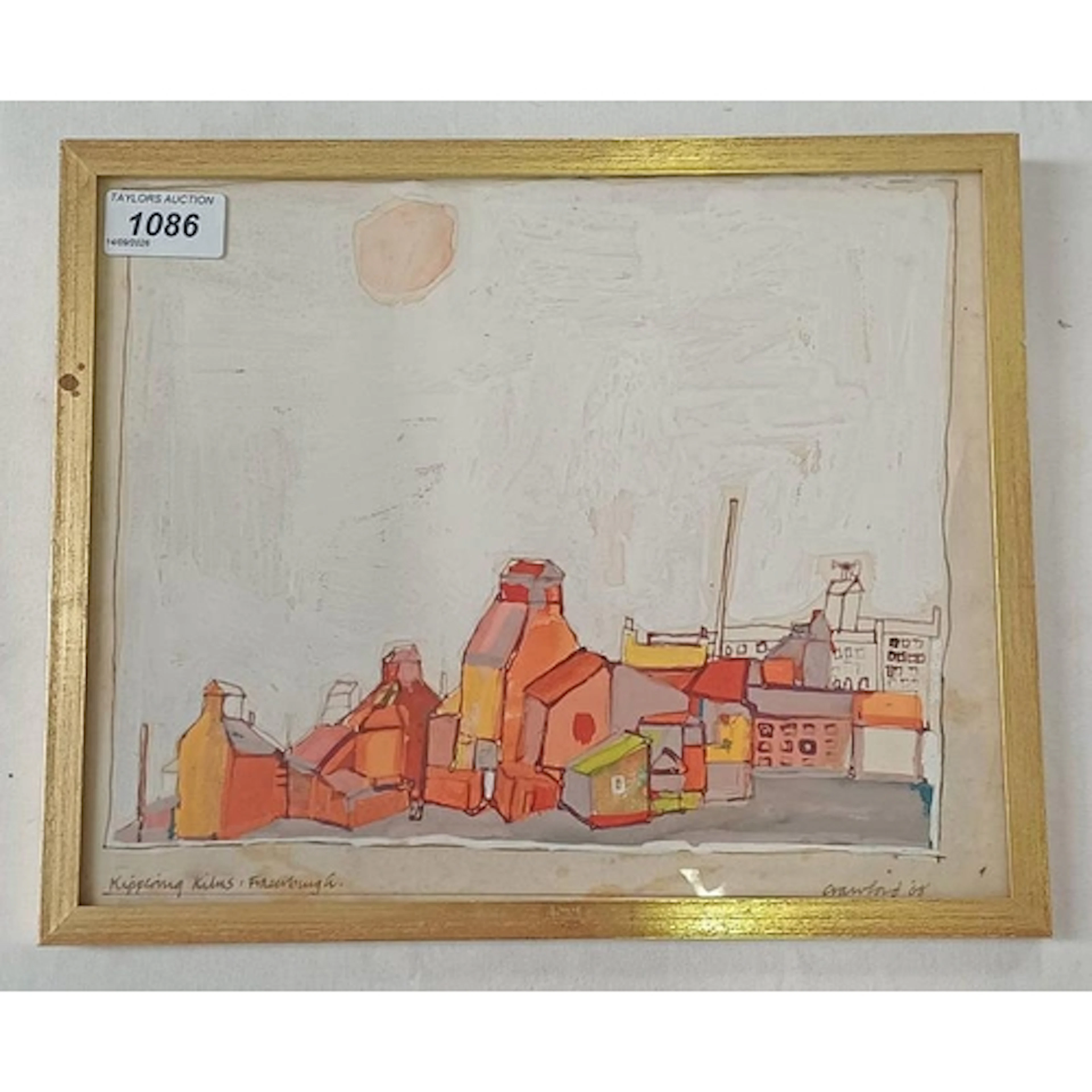ALASTAIR CRAWFORD 'KIPPERING KILNS - FRASERBURGH' SIGNED FRA...