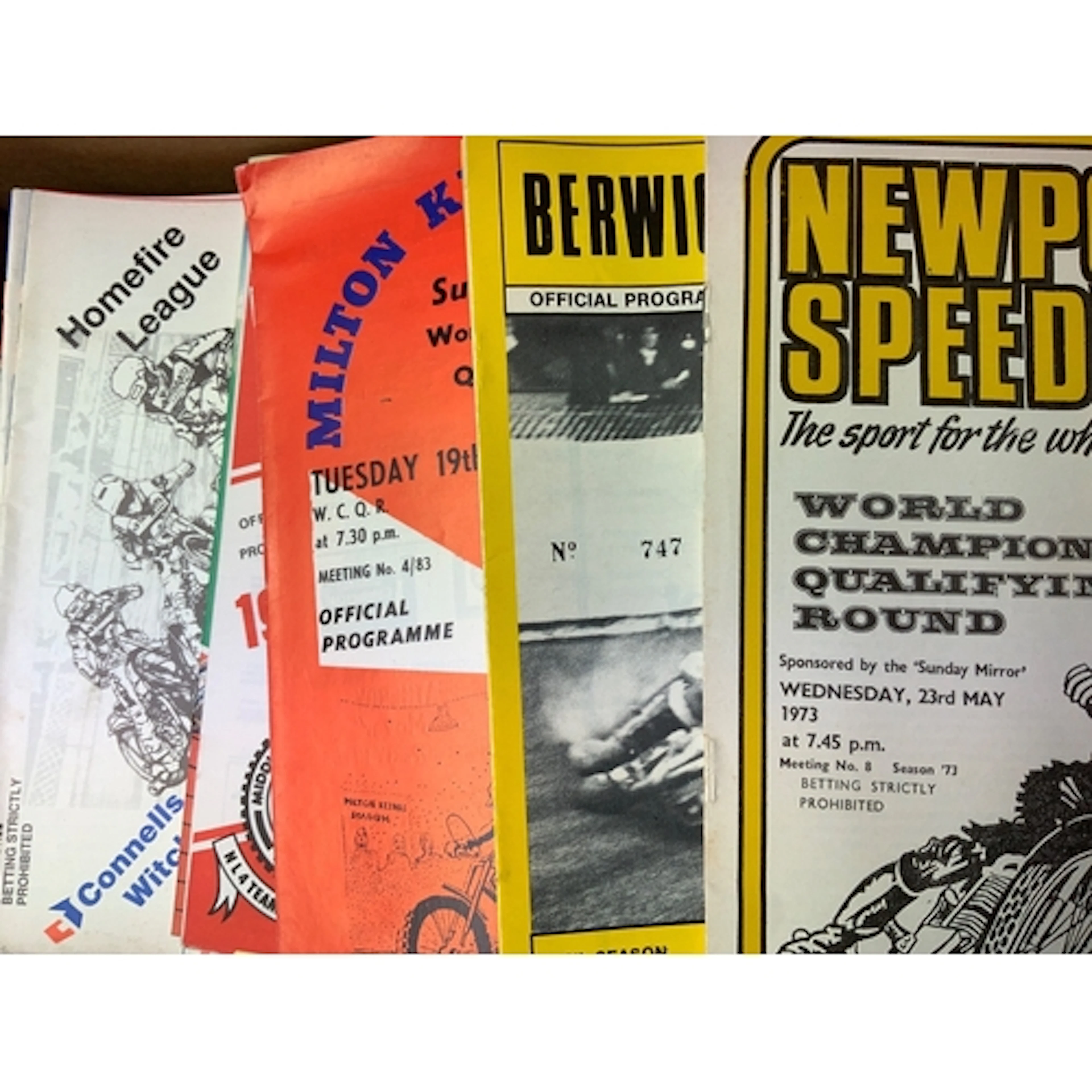 Speedway Programmes: Over 70 mainly from the 70s from differ...