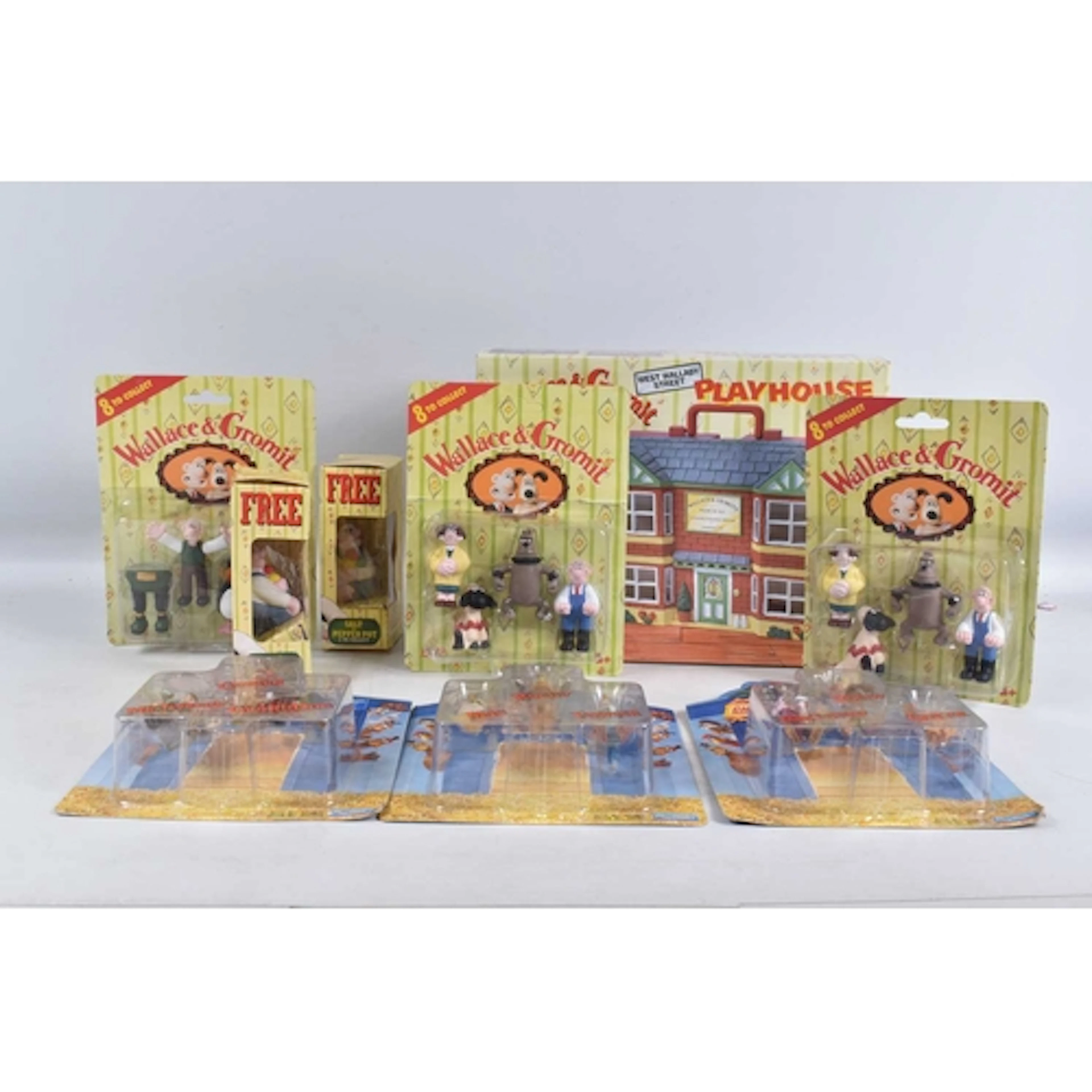 A COLLECTION OF BOXED WALLACE AND GROMIT FIGURES, to include...