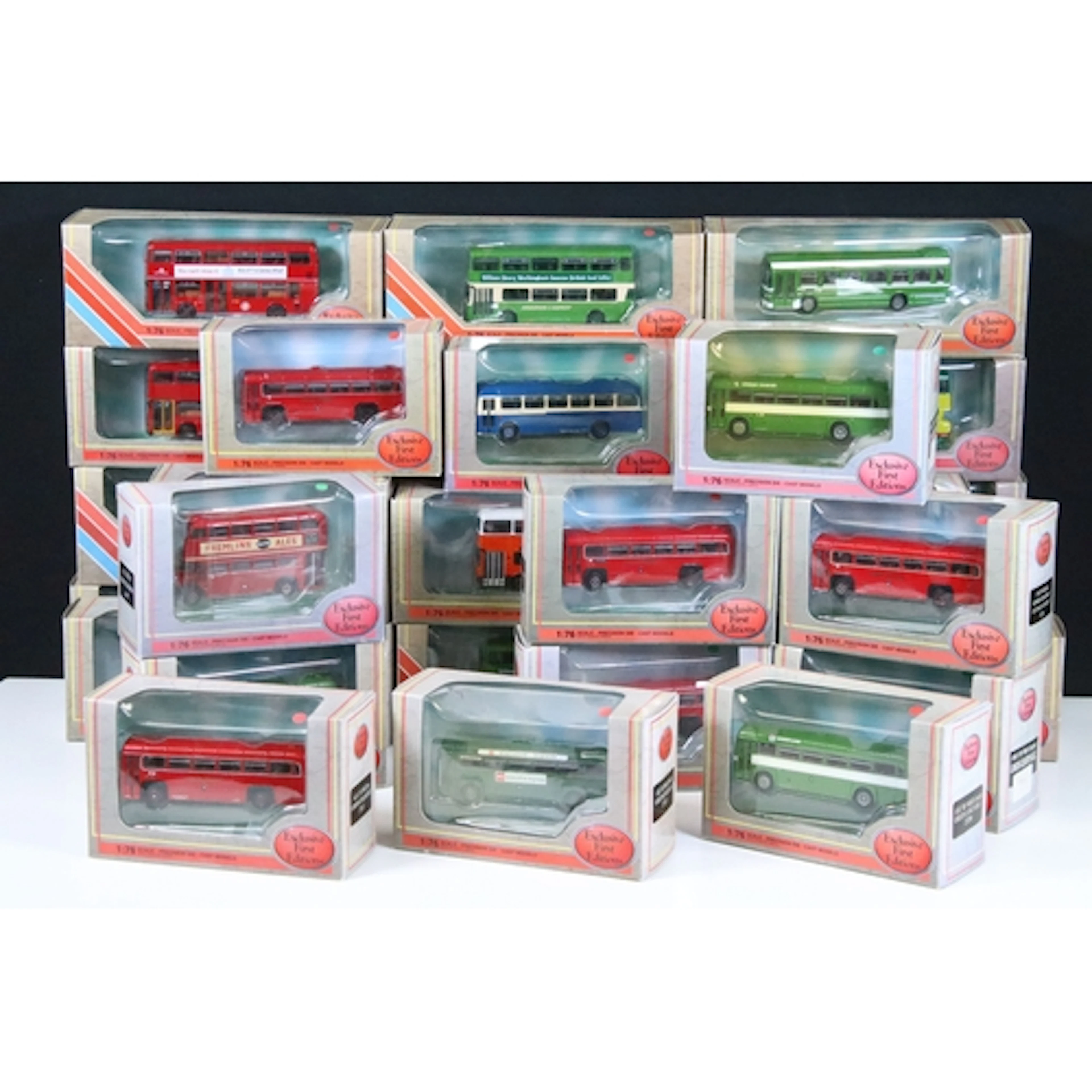 31 Boxed EFE Exclusive First Editions diecast model buses to...