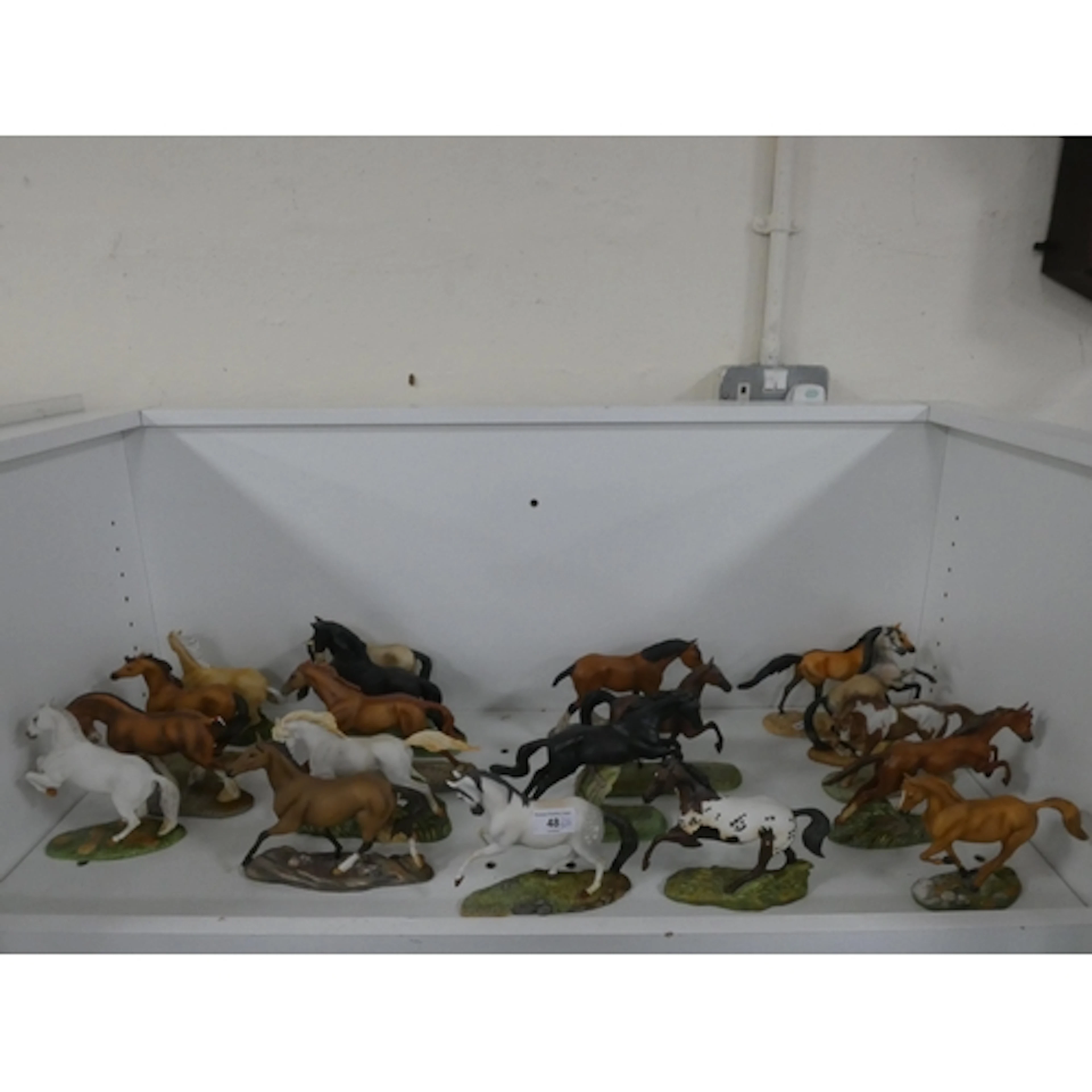 Fifteen 'The Great Horses of the World' porcelain figures by...