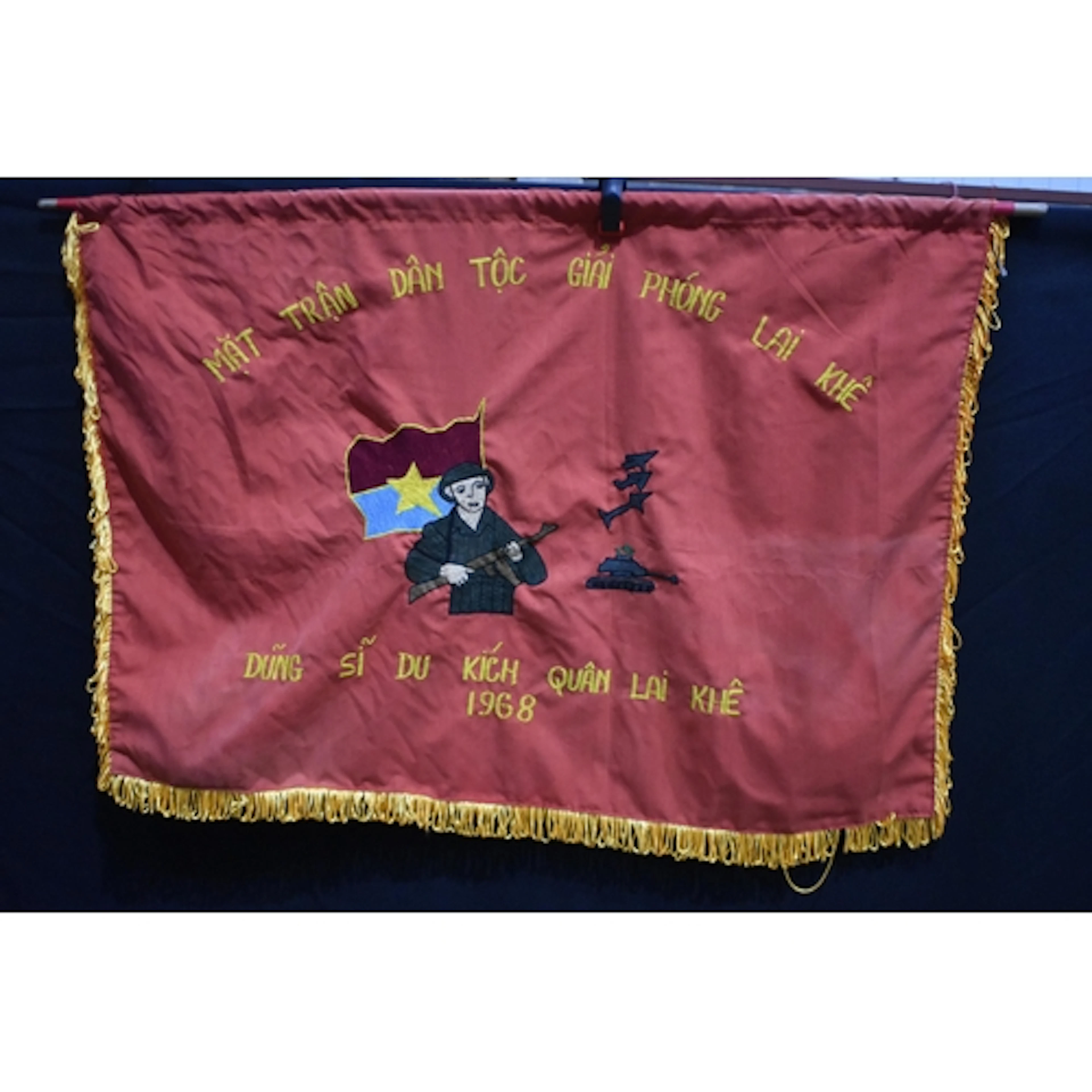 A Vietnam War National Liberation Front embroidered Commemor...