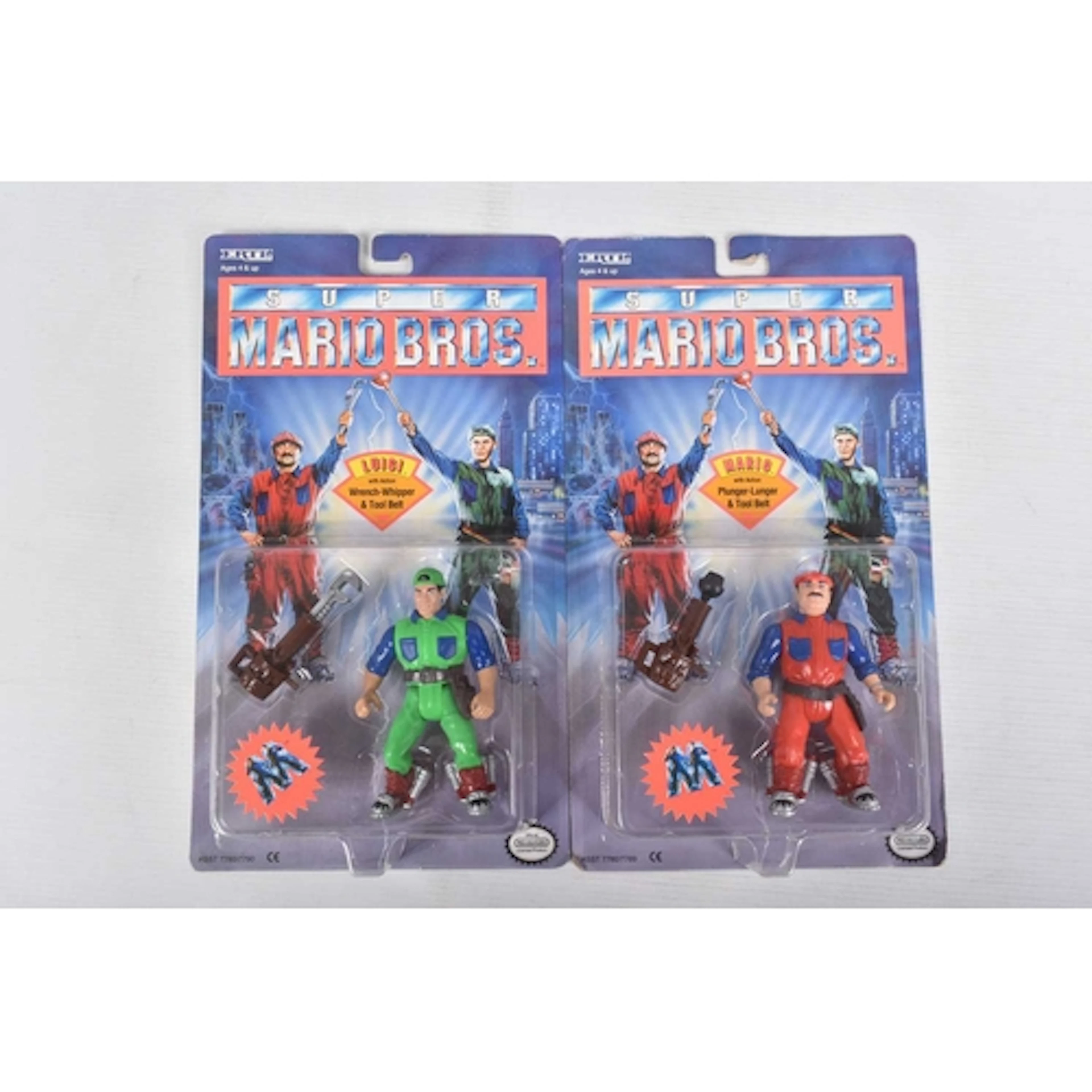 TWO SEALED CARDED ERTL OFFICIAL NINTENDO LICENSED PRODUCT 19...