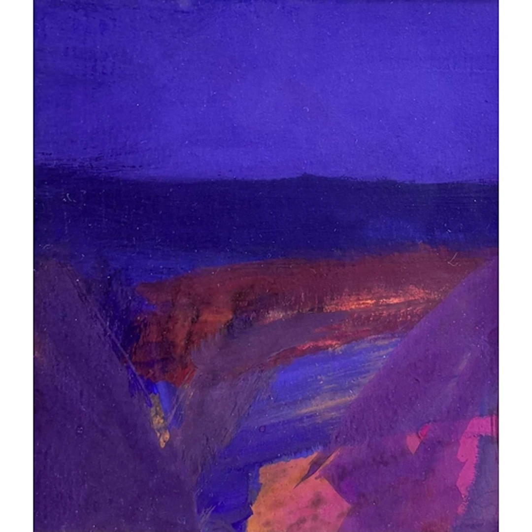 § John MILLER (1931-2002) Penwith Landscape Gouache, stamp s...