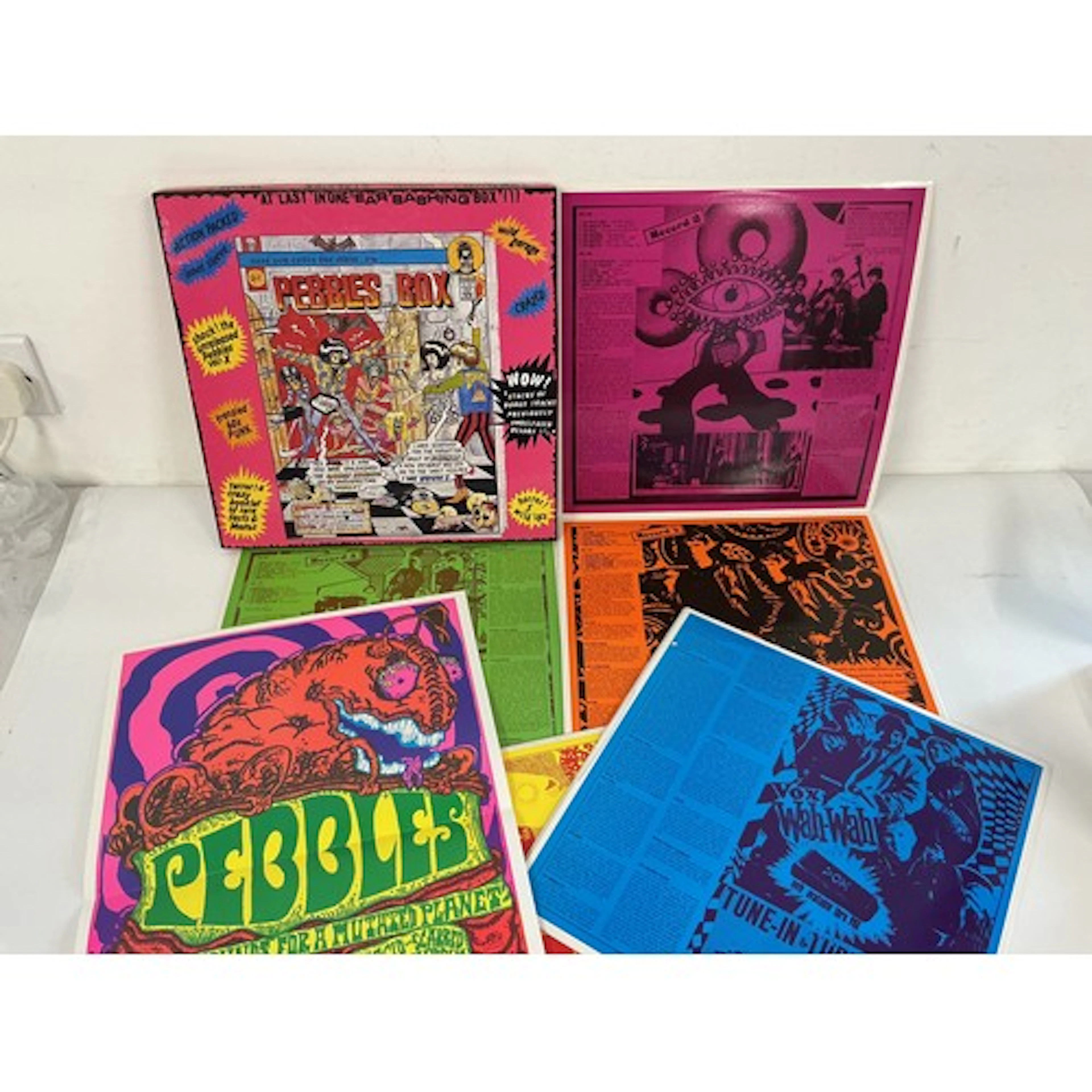 A Pebbles 5LP vinyl box set complete with poster and a Psych...