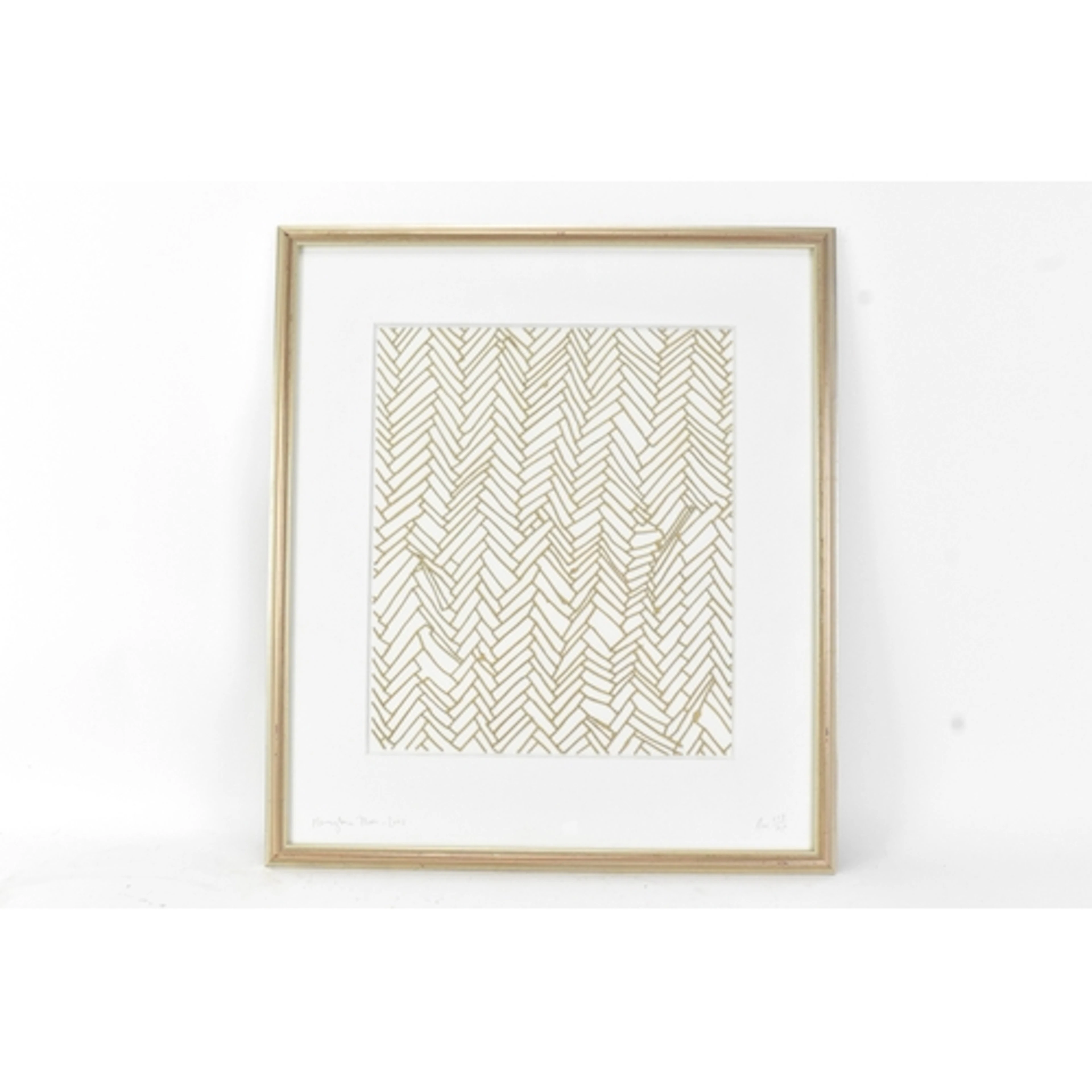 Rachel Whiteread (B.1963) Herringbone Floor, 2001, signed wi...