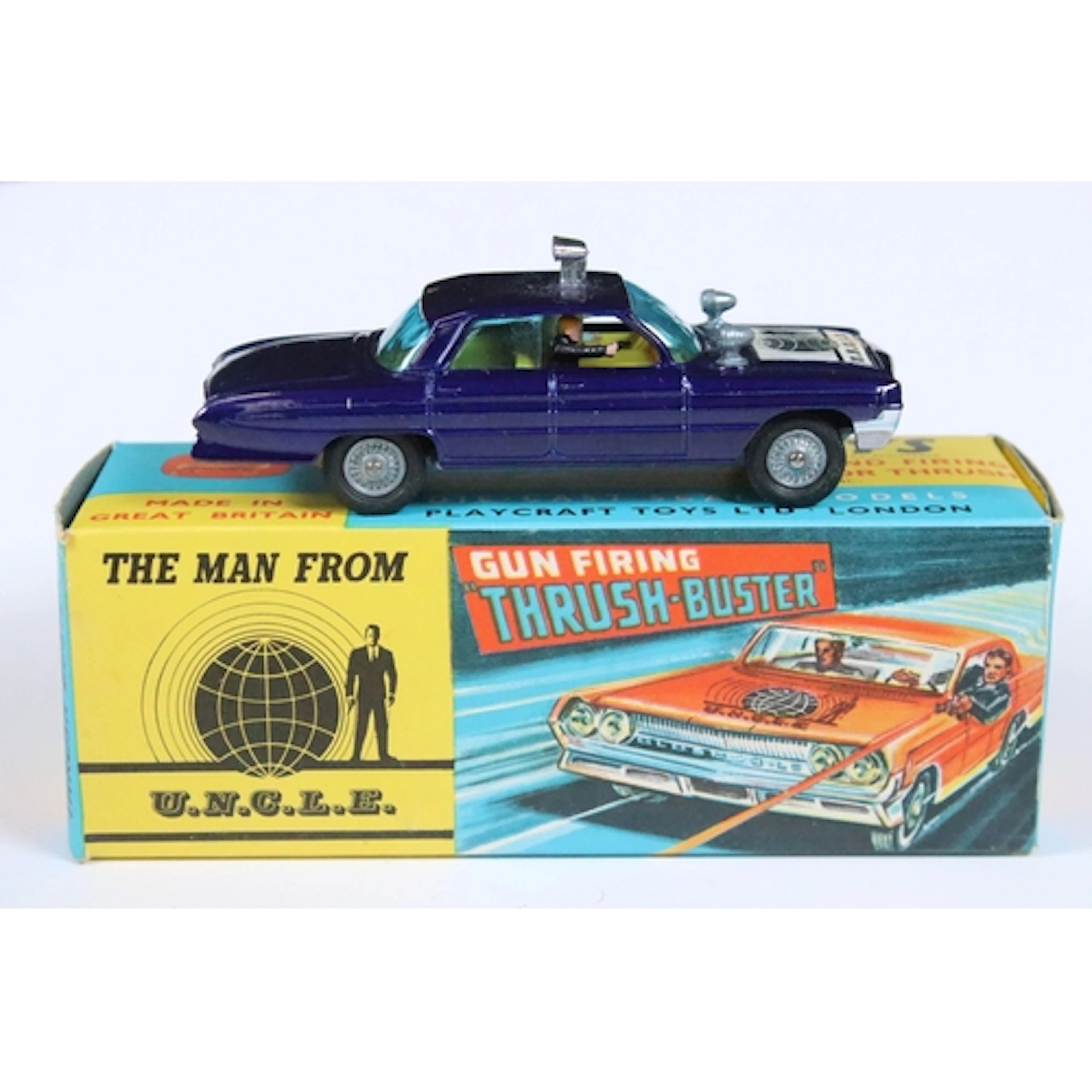 Boxed Corgi 497 The Man From UNCLE Thrush Buster diecast mod...
