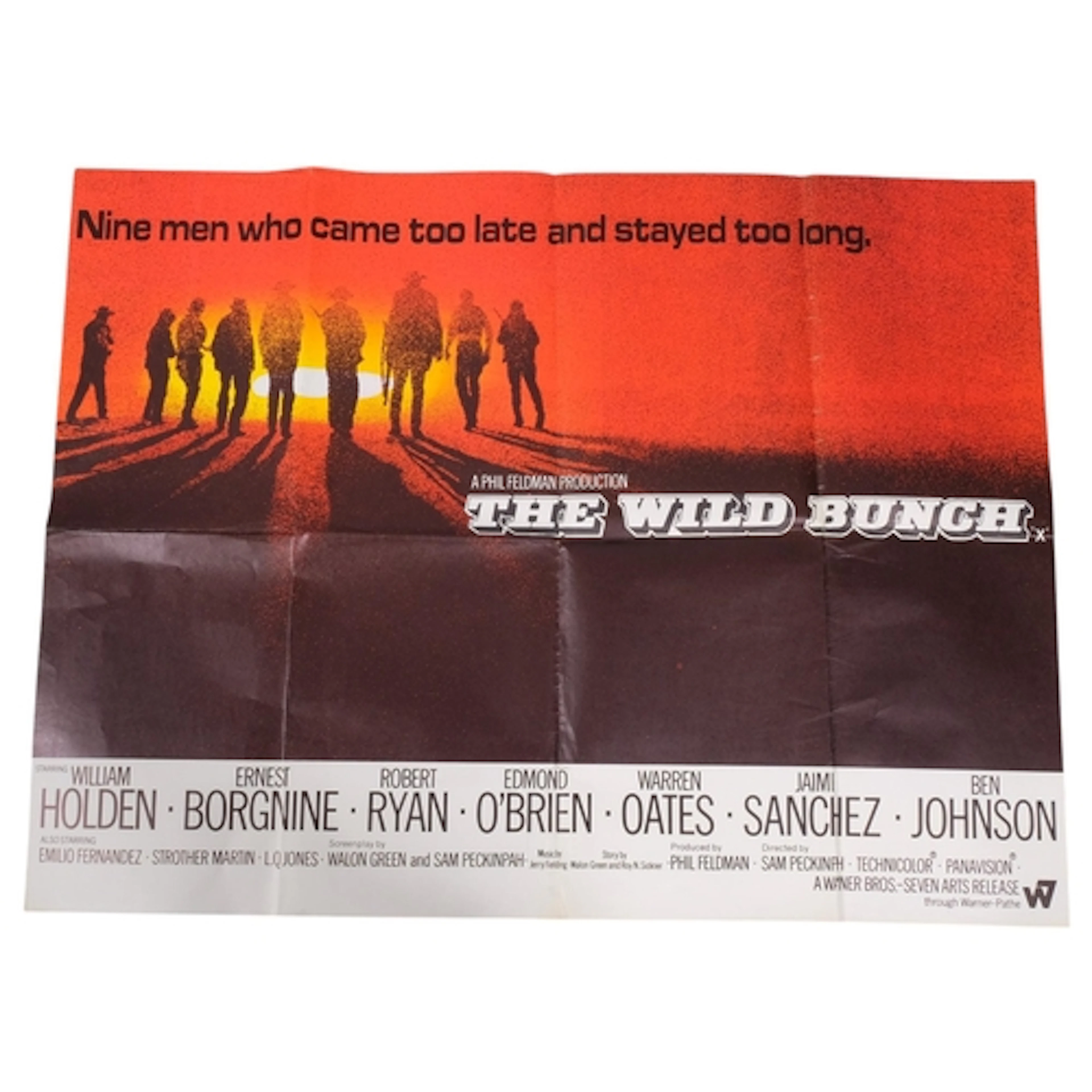 The Wild Bunch (1969) British Quad Film Poster, directed by ...