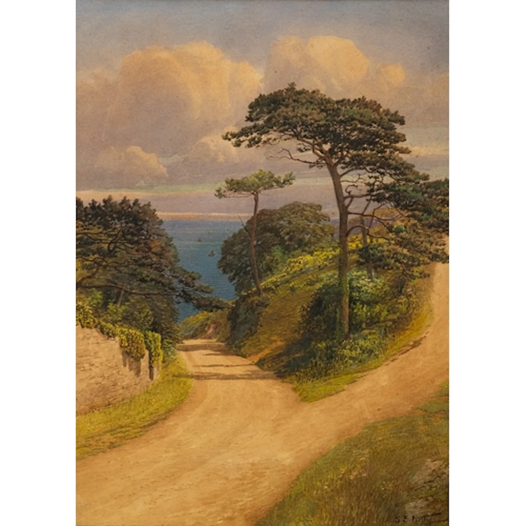 Samuel Edward Kelly (British, 1862-1935) - Looking towards ...