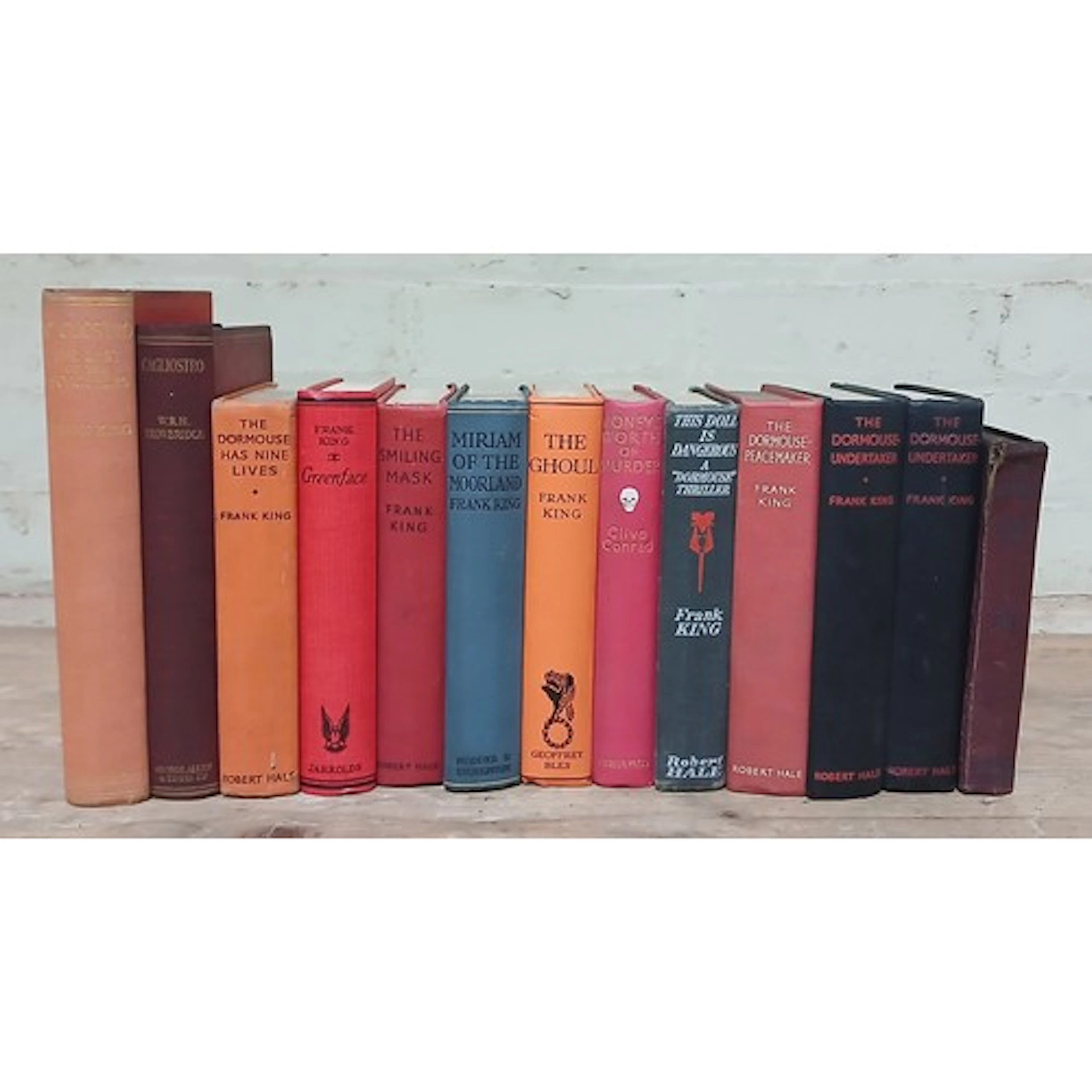 Frank King, a group of twelve mainly UK first editions and l...