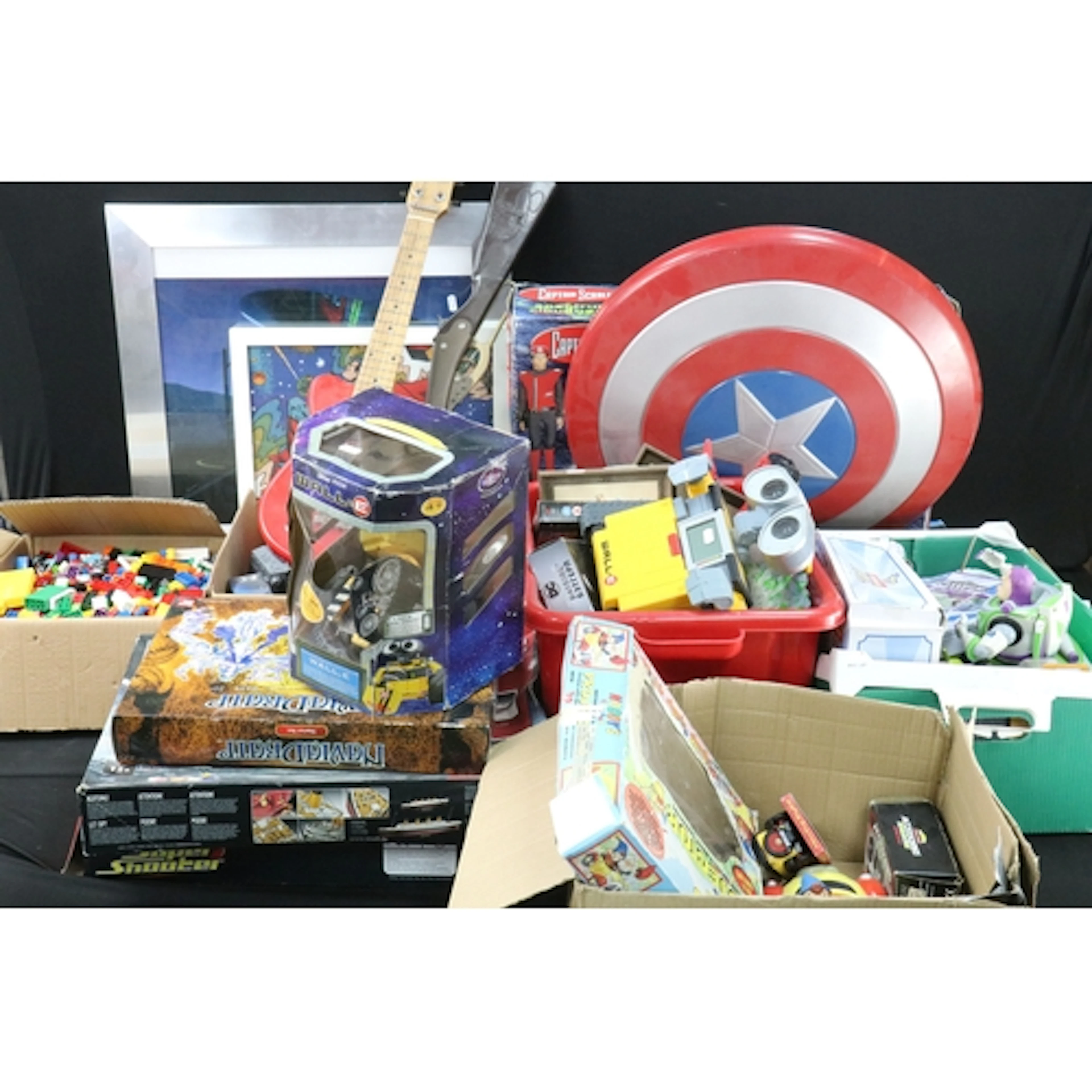 Large quantity of toys to include boxed Captain Scarlet Spec...