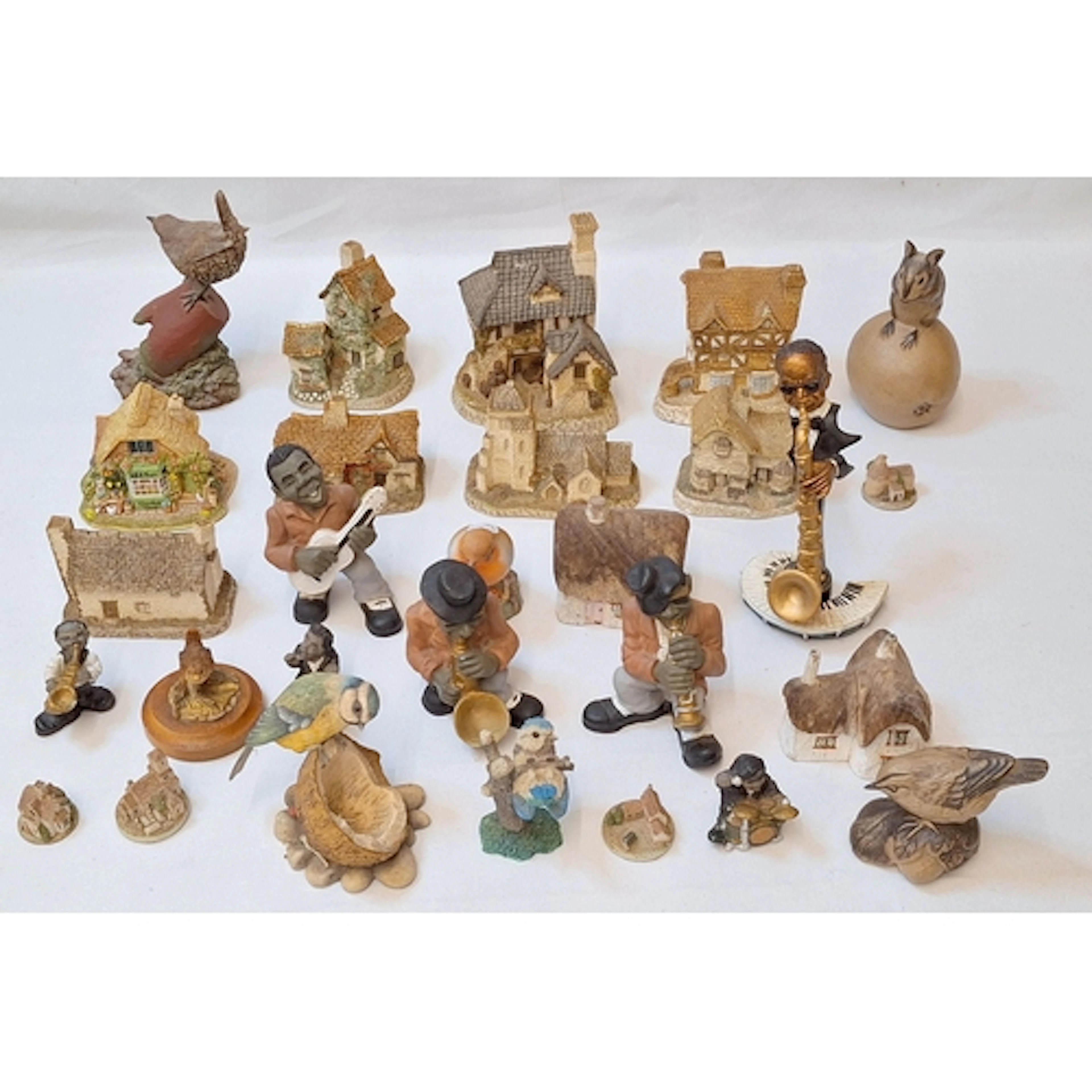 Lilliput Lane Cottage Bill & Ben, David Winter Cottages incl...