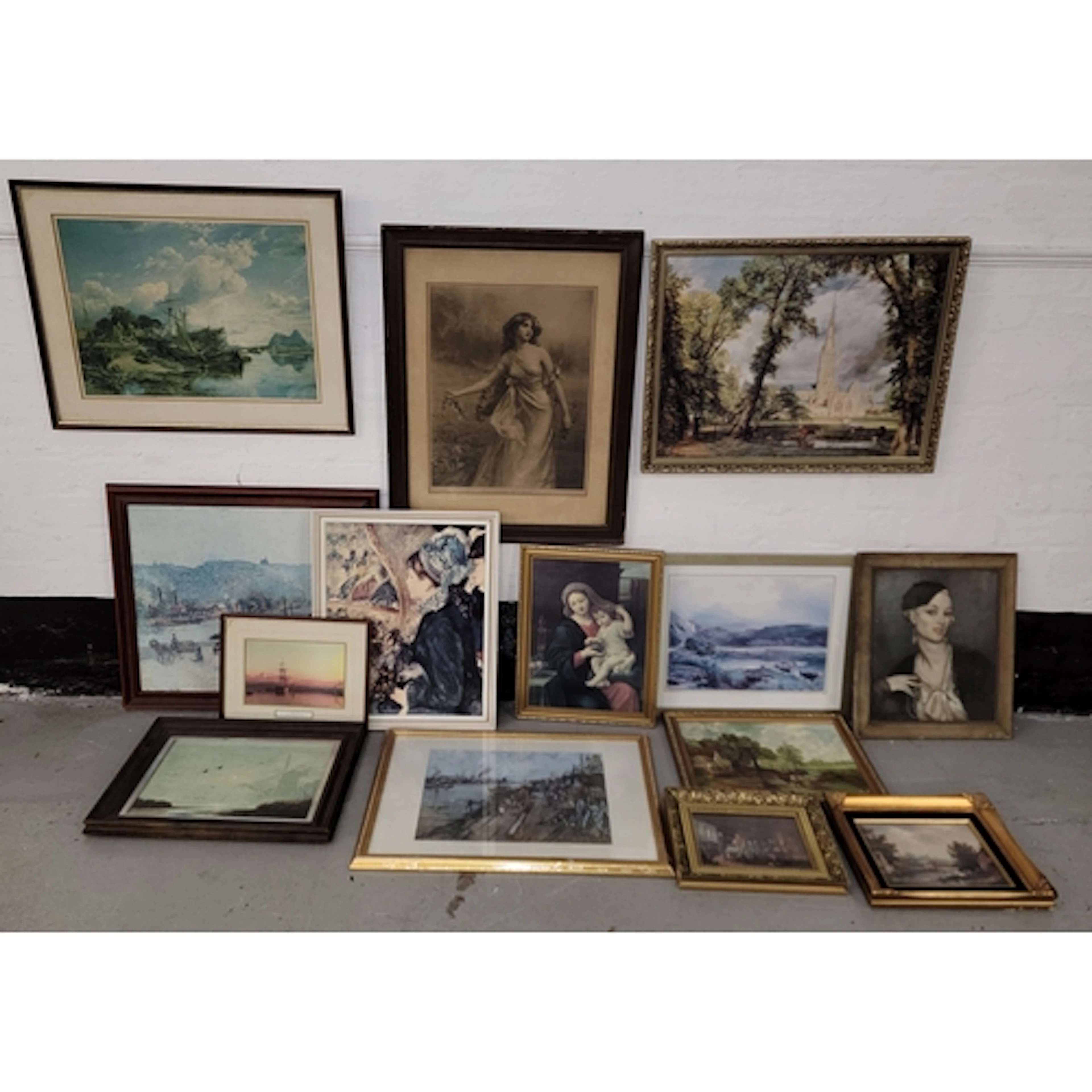 LARGE SELECTION OF PRINTS including Edouard Buisson 'Whisper...
