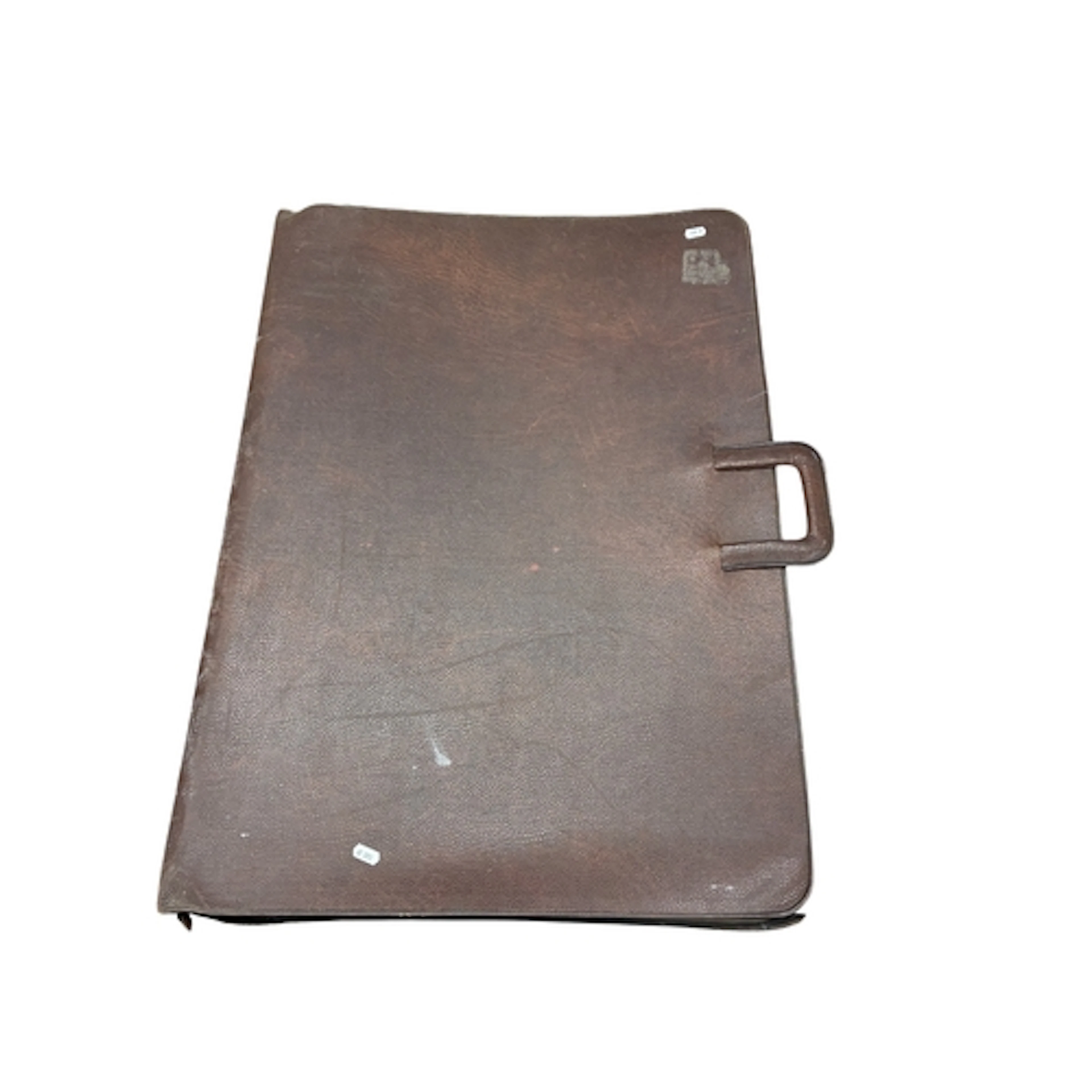 A brown portfolio containing a collection of French 20th cen...