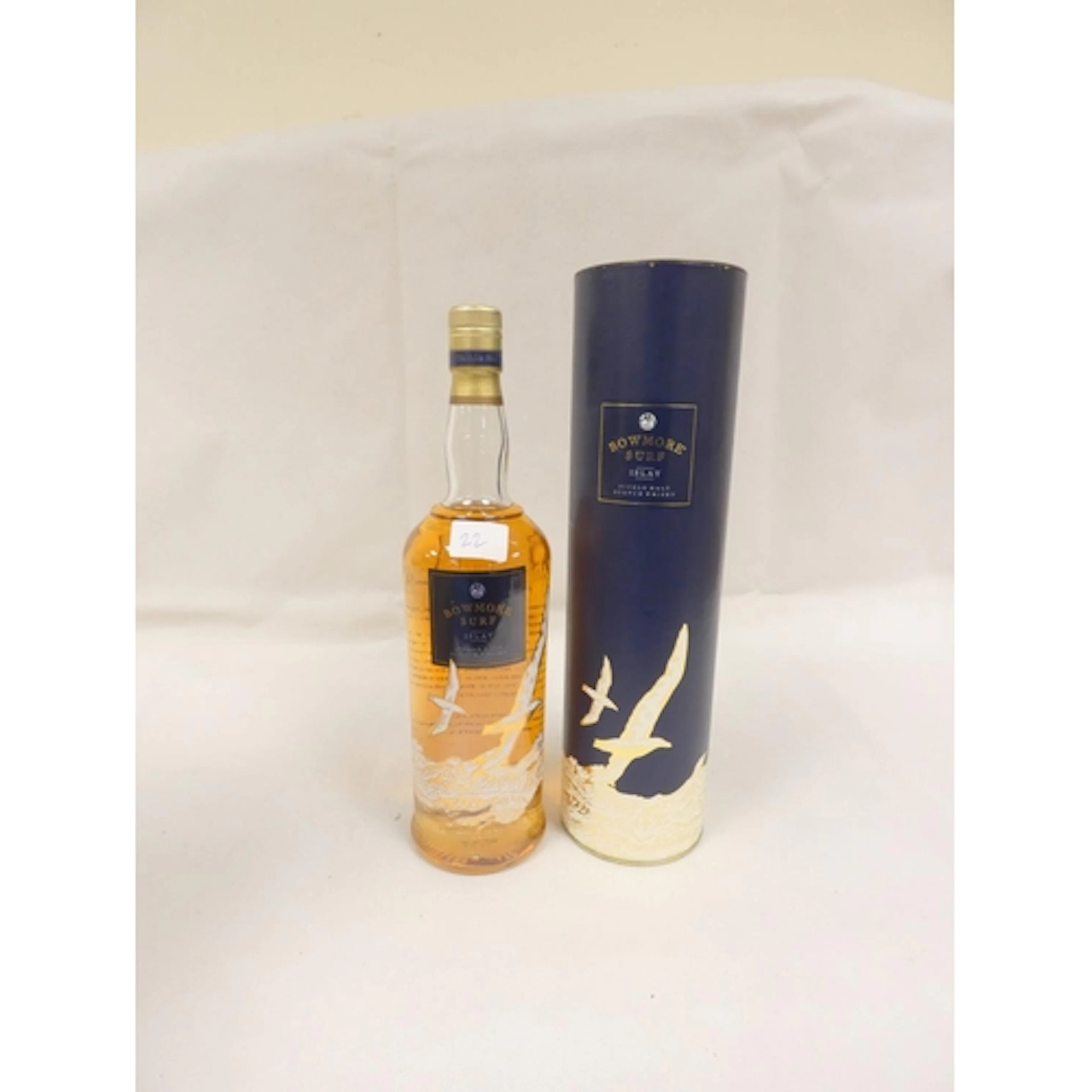 Bowmore "Surf" Islay single malt scotch whisky, in screen pr...