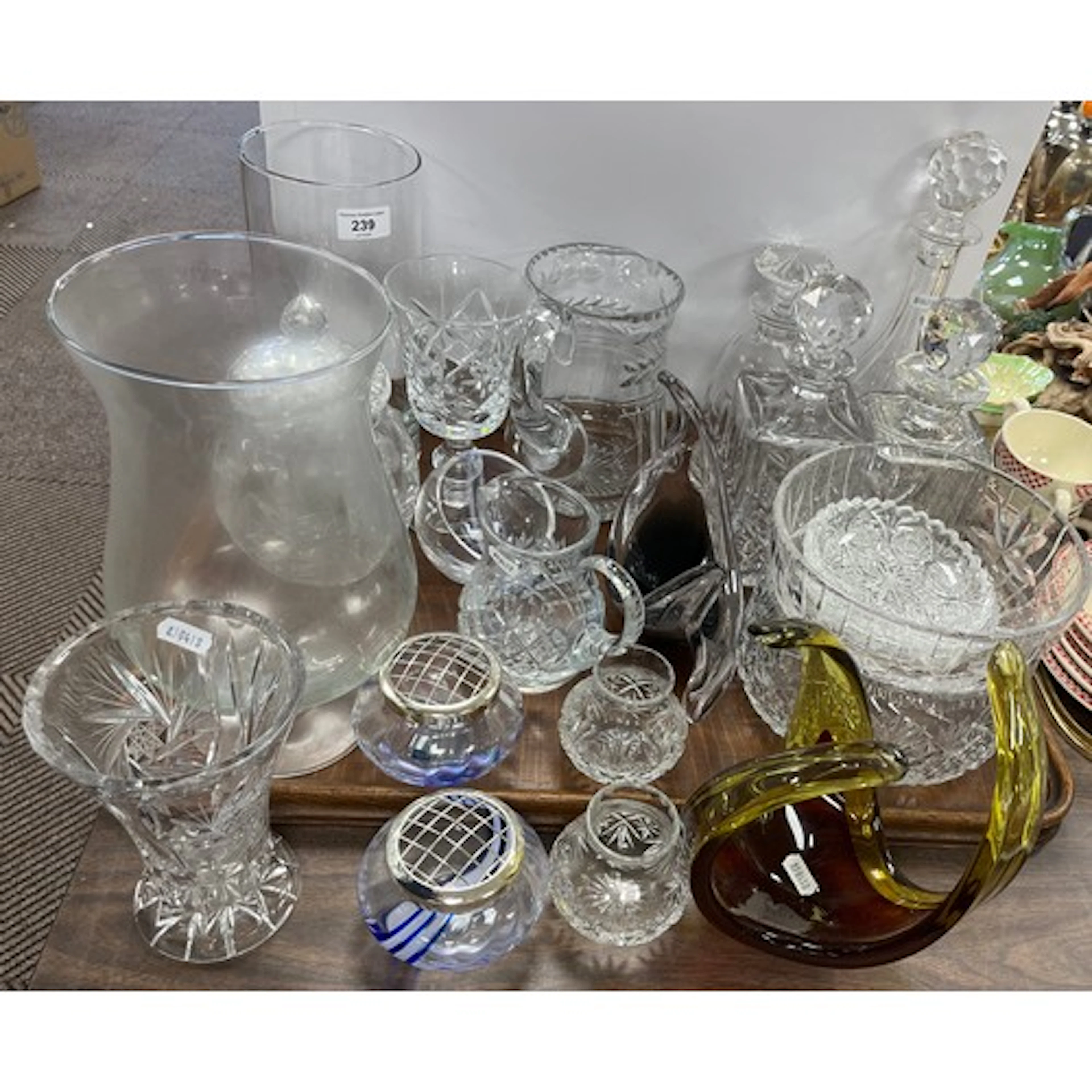Collection cut and other glass to include Stuart and other d...