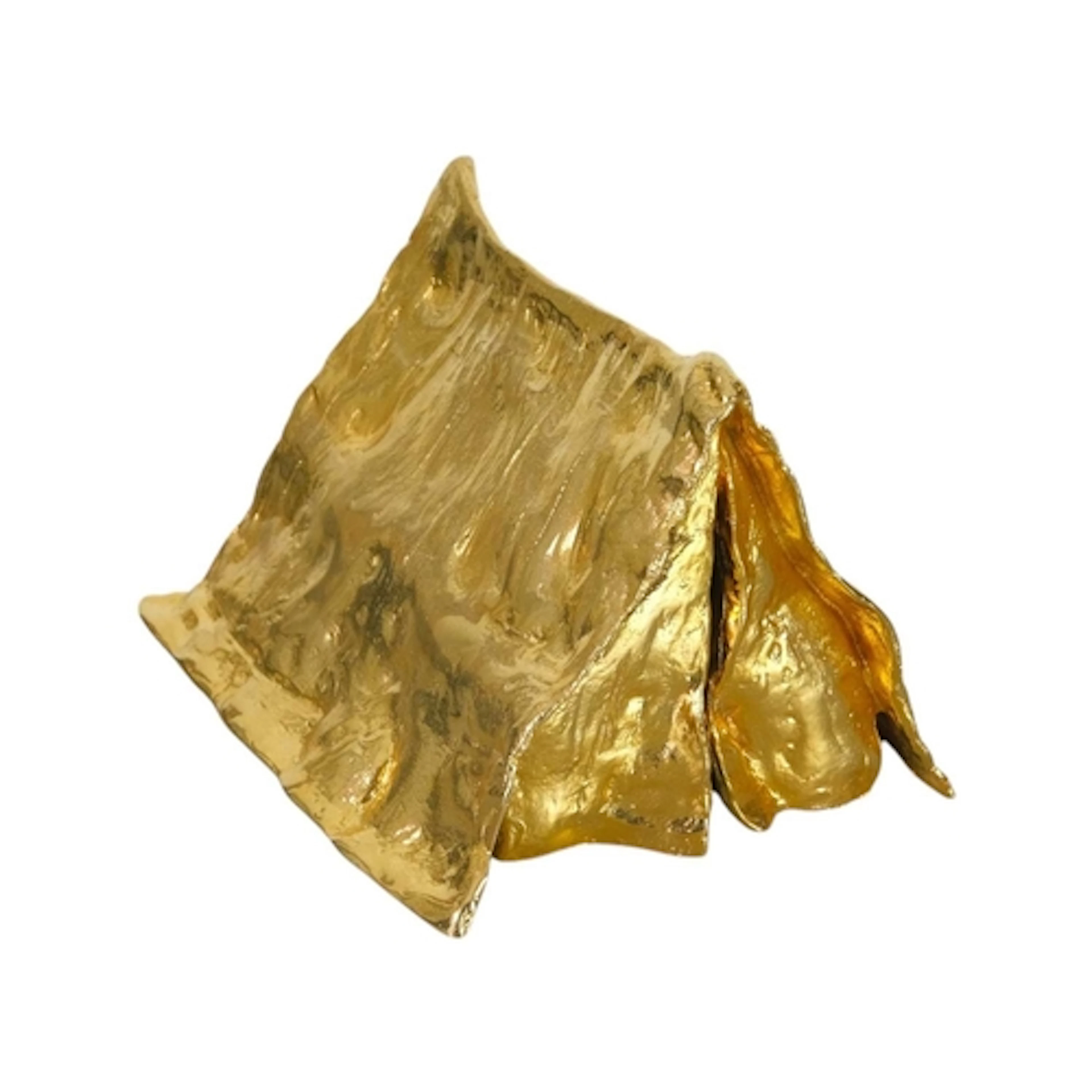 David ROSS (1941 - 2012) Tent (2007) Brass sculpture, signed...