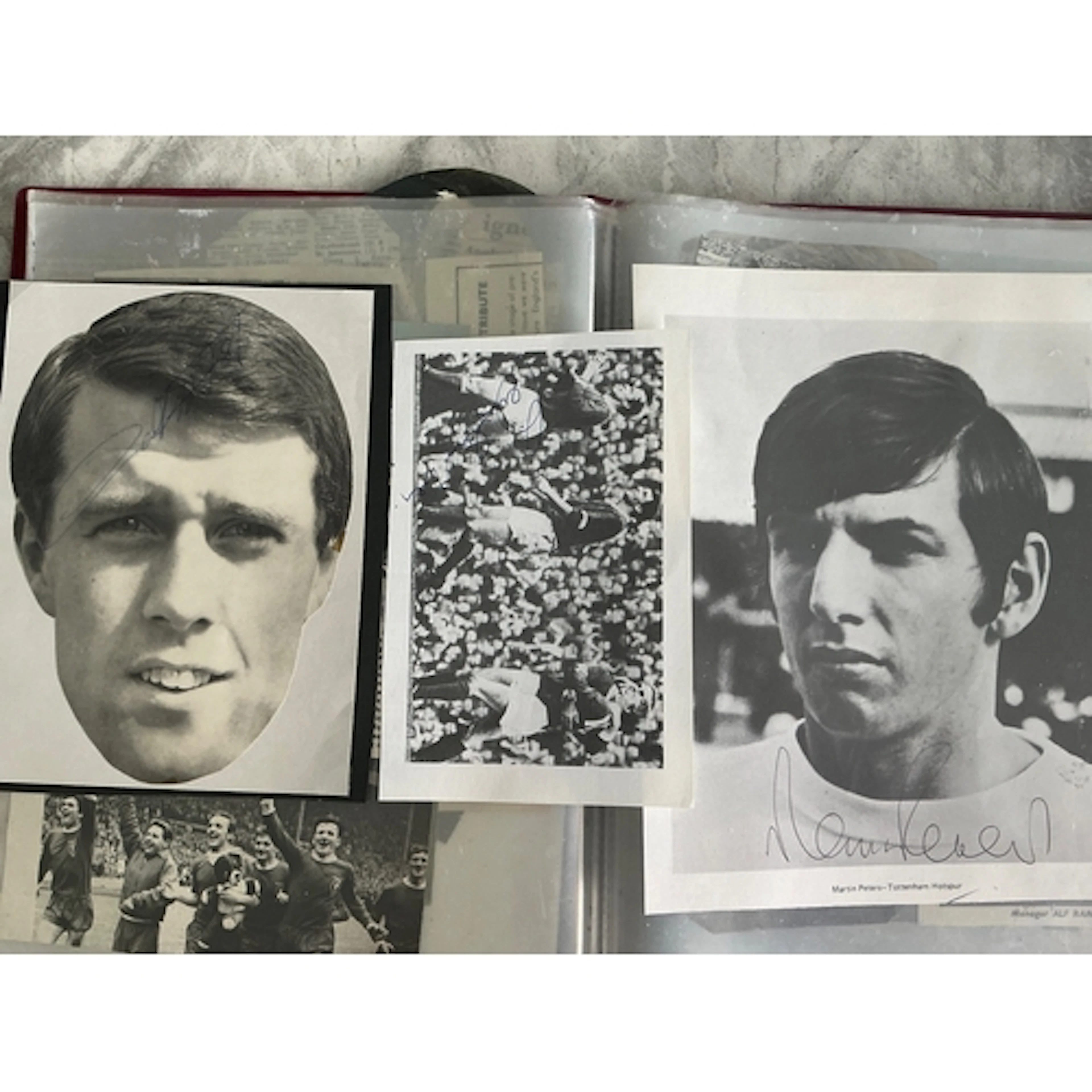 England 1966 World Cup Winners Signed Football Pictures: Var...