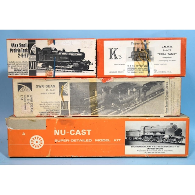 DJH Kits Ltd, OO gauge metal kits: K26, K31, K38, K49 and K8...