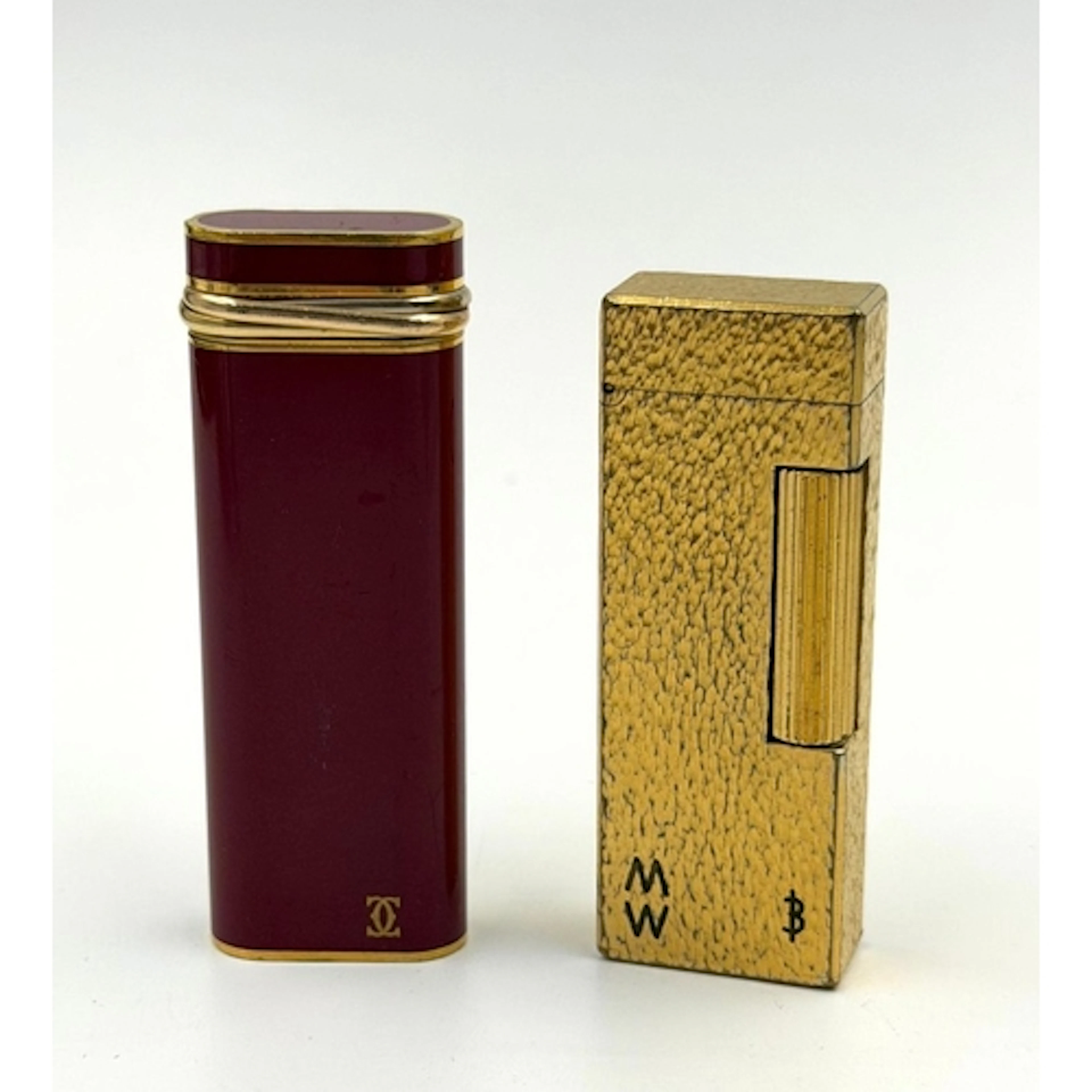A Vintage Dunhill lighter and a vintage Cartier lighter...