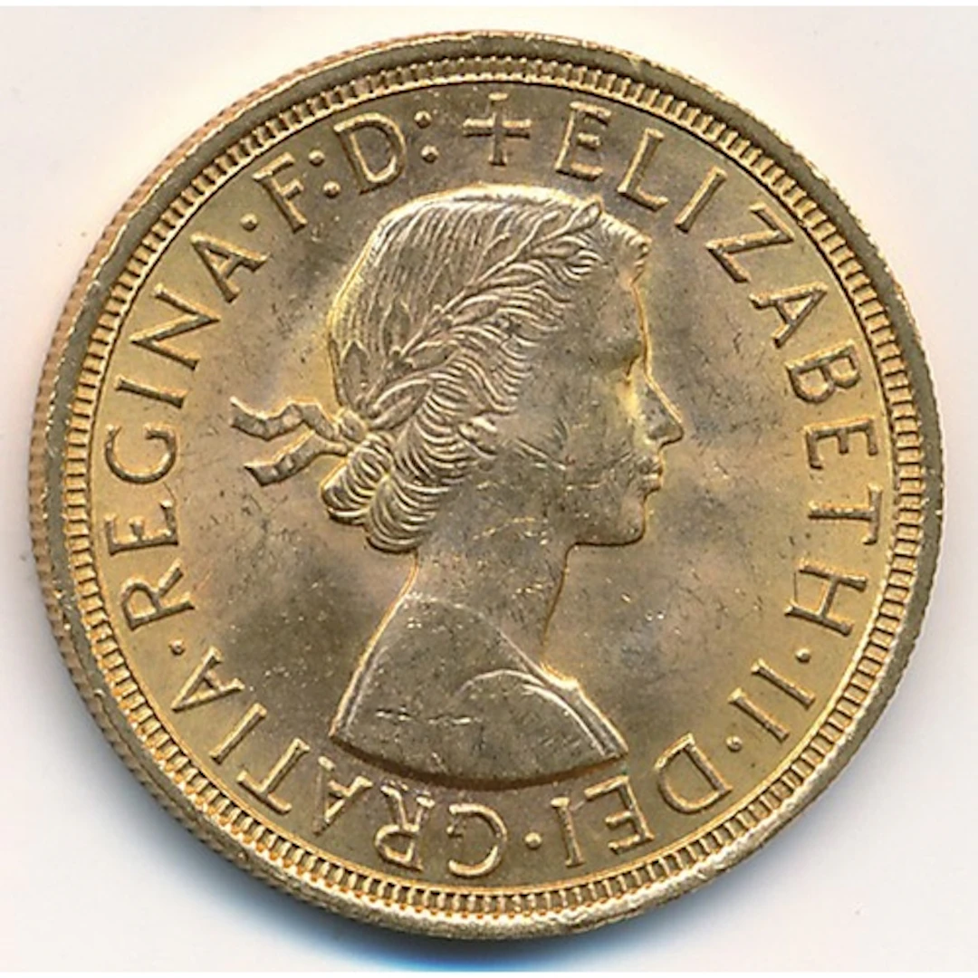 COINS - 1957 SOVEREIGN. 1957 sovereign extremely fine, some ...