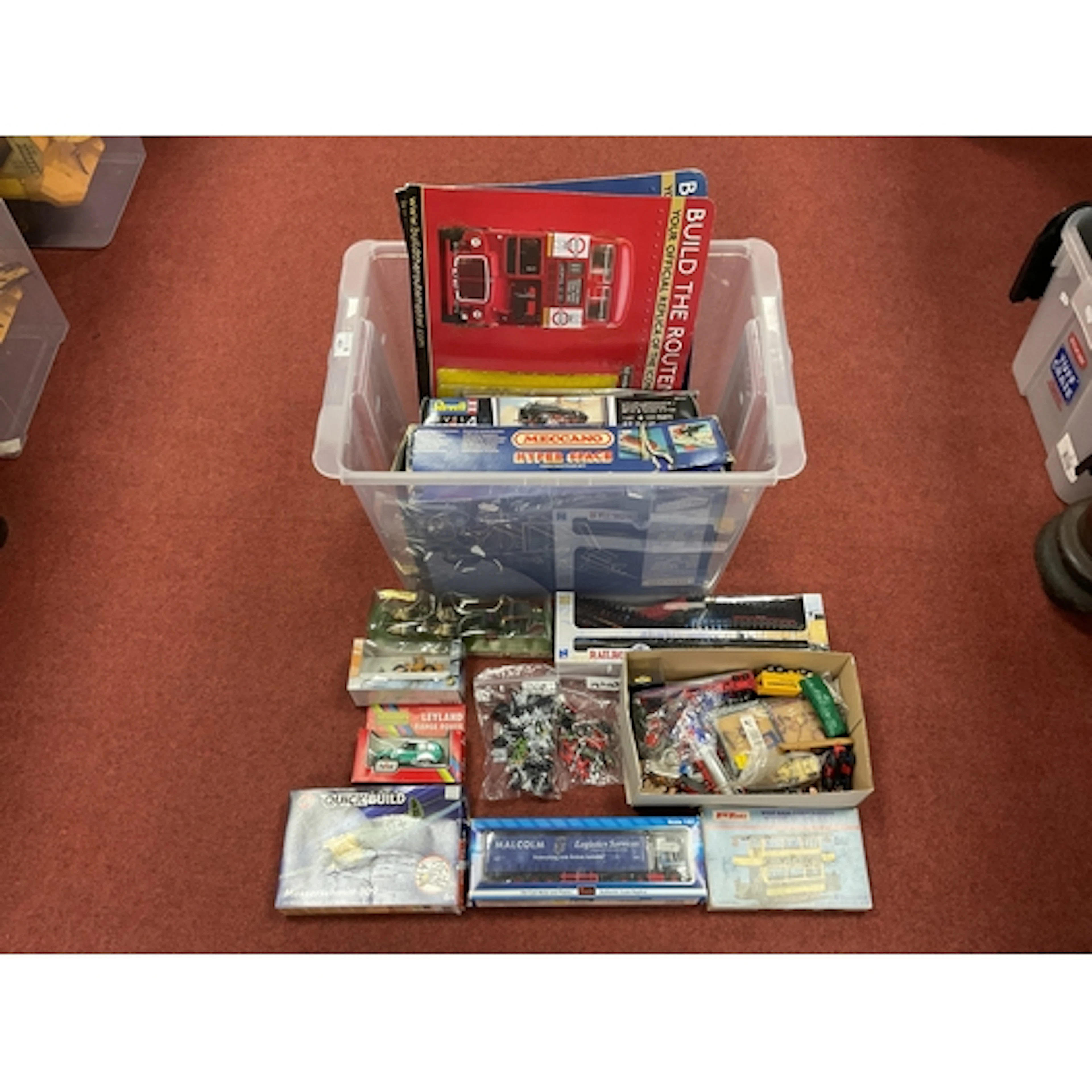 A quantity of toys and kits by Revell, Brumm, Corgi and othe...