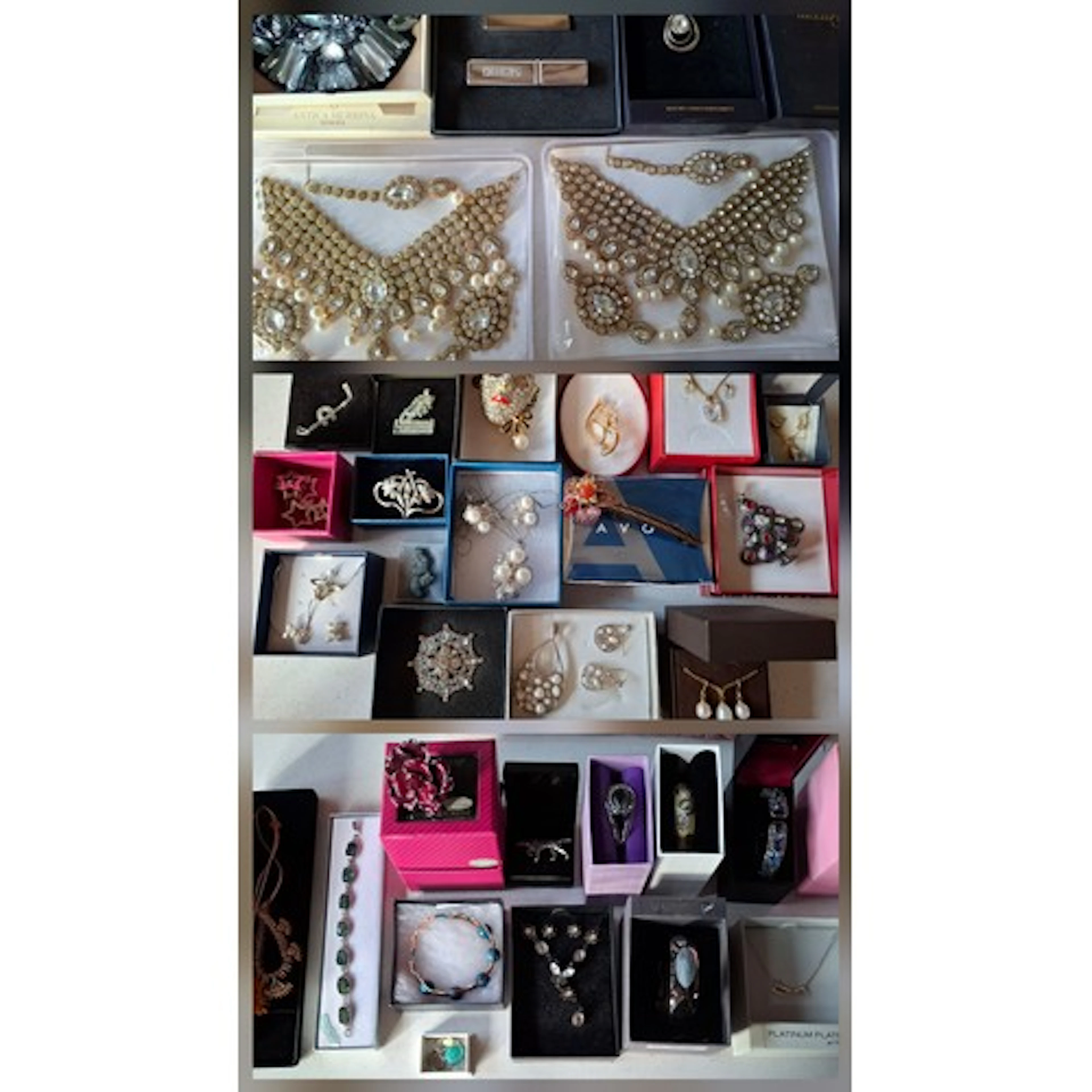 Modern costume jewellery and collectables in boxes to includ...