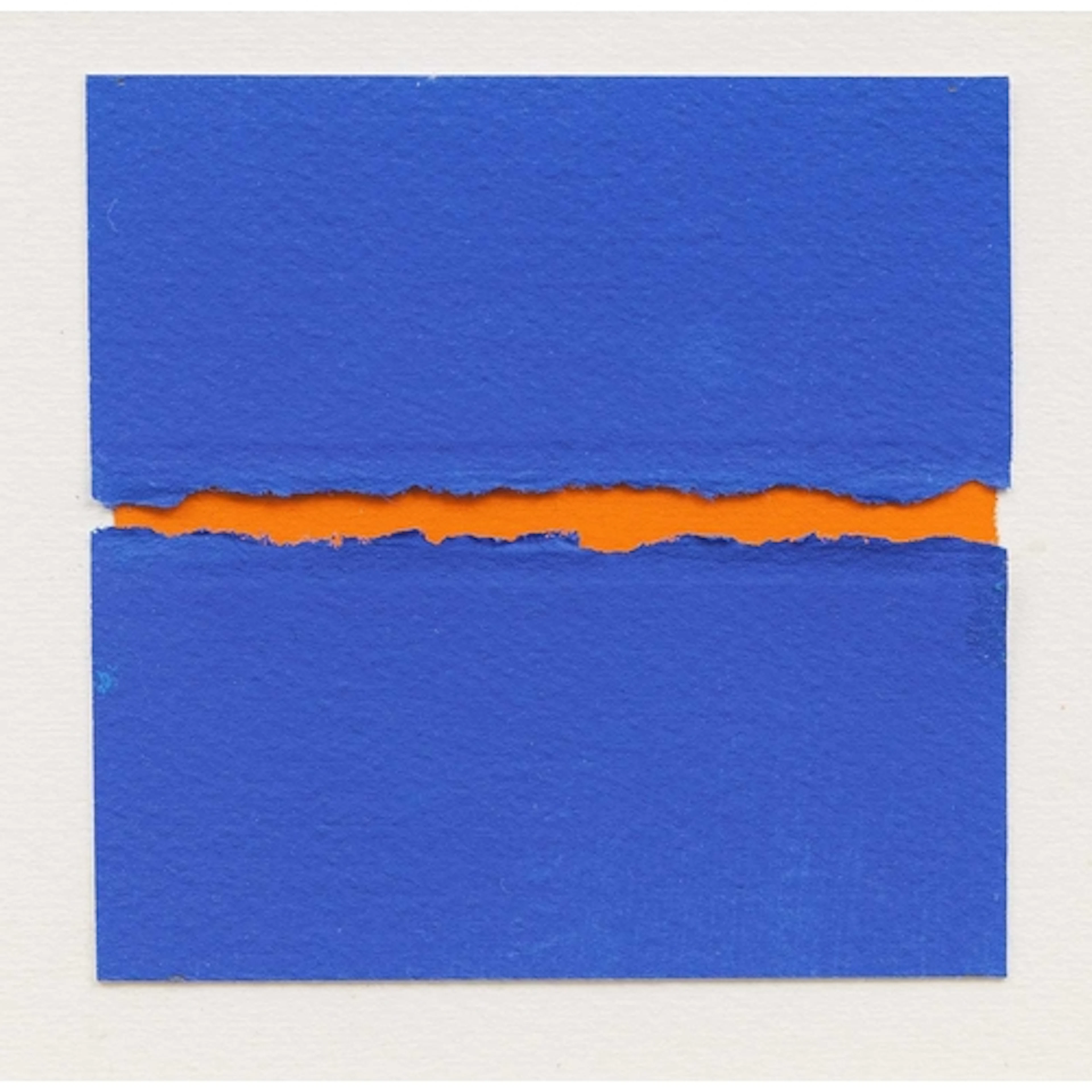 § John MILLER (1931-2002) Orange Horizon Gouache/collage, s...