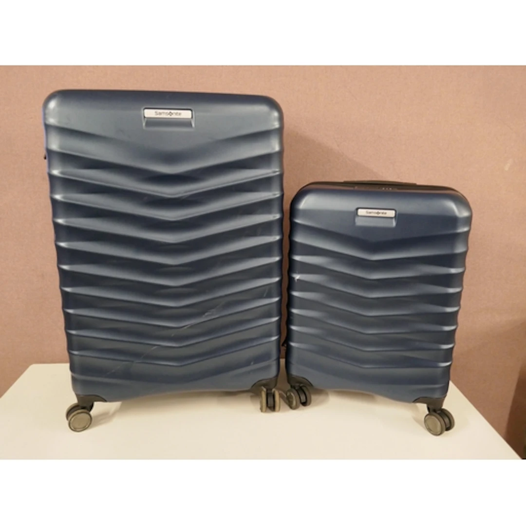A Samsonite Precision 2 piece hardside suitcase set , origi...