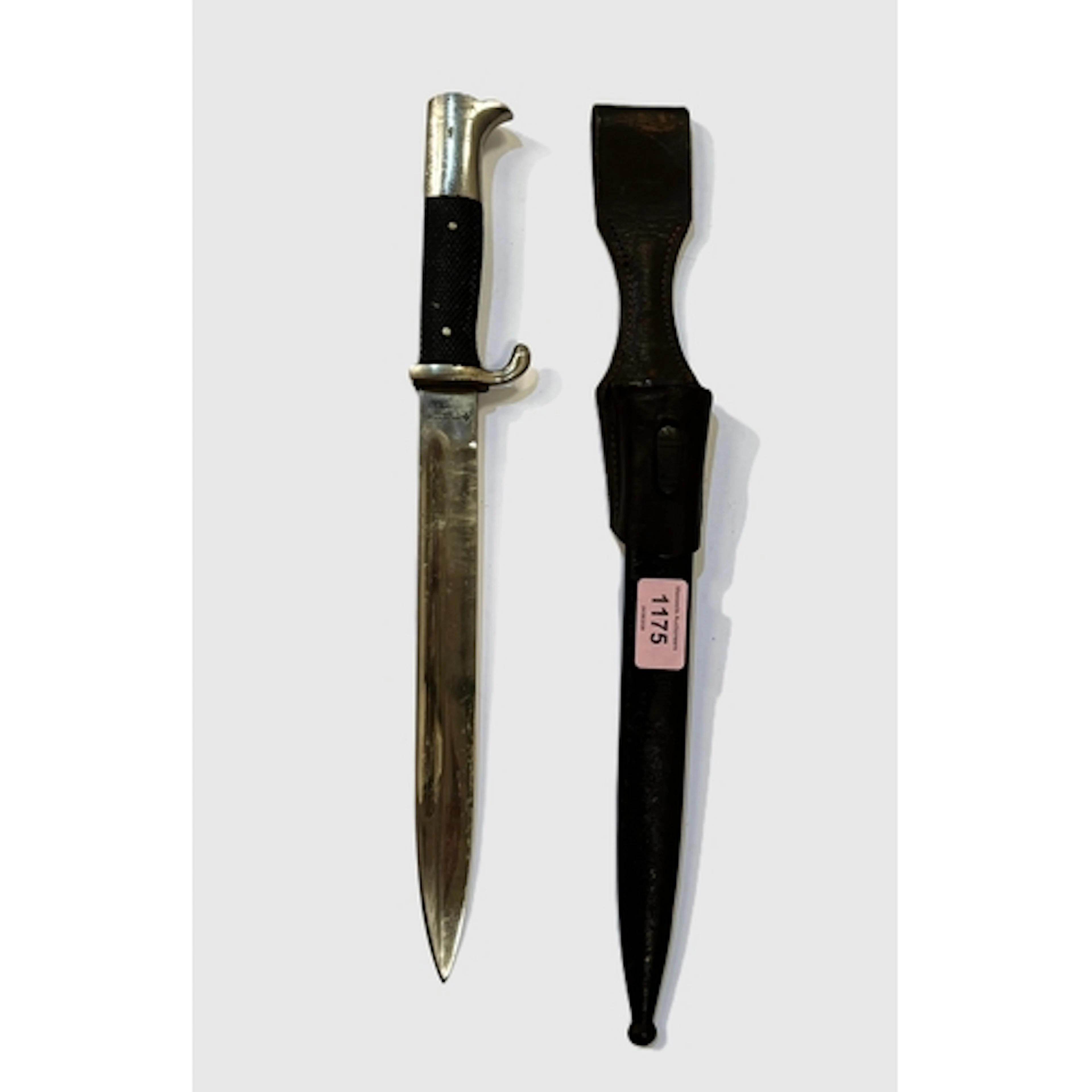 A WWII German K98 dress bayonet by Herder Solingen with scab...