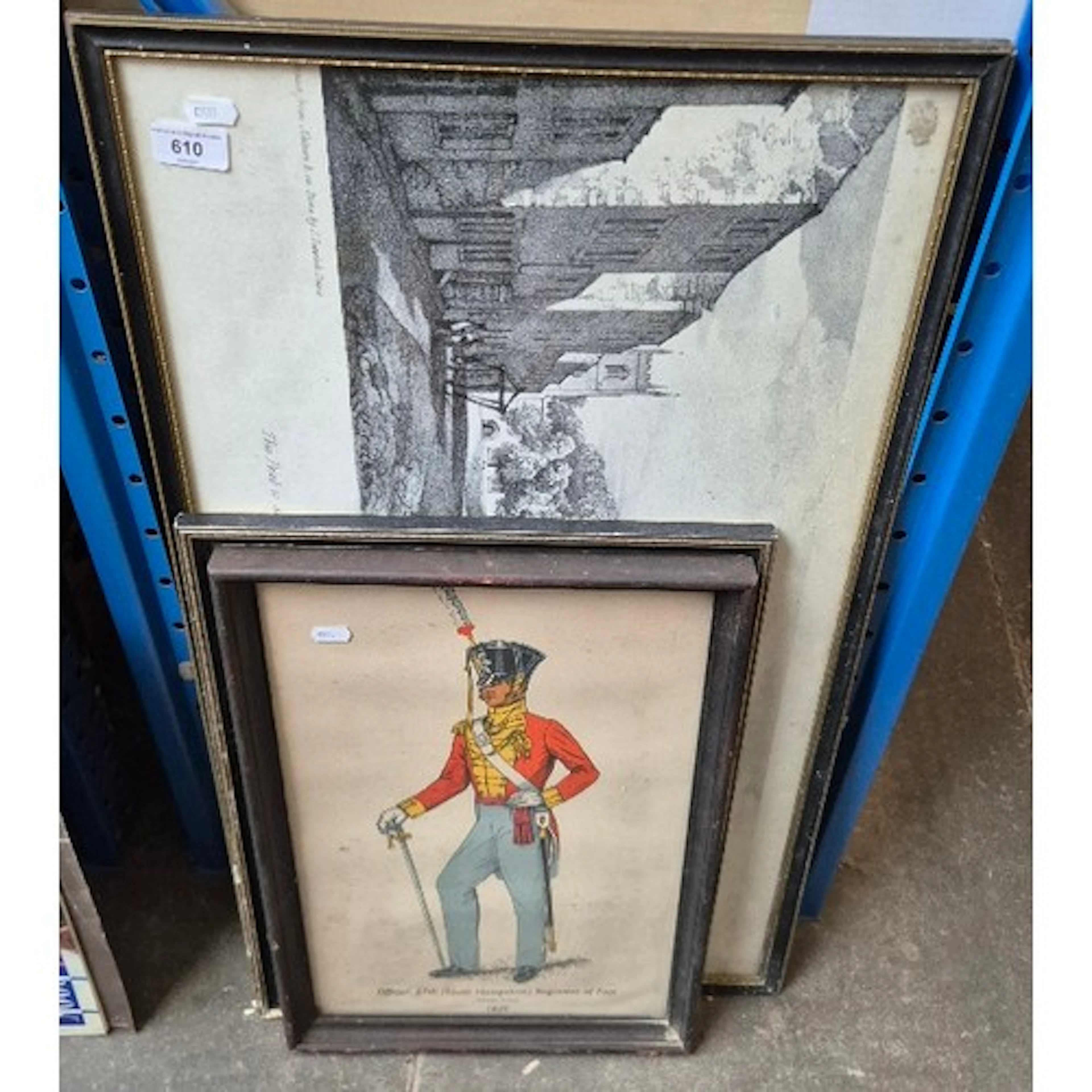 Assorted pictures and Marilyn Monroe posters.