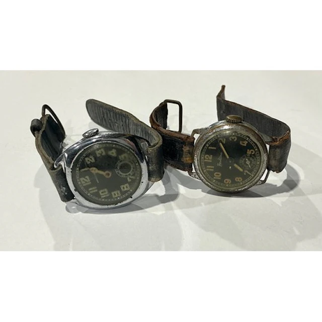 A Bentima military wristwatch, second hand subdial, Swiss ma...