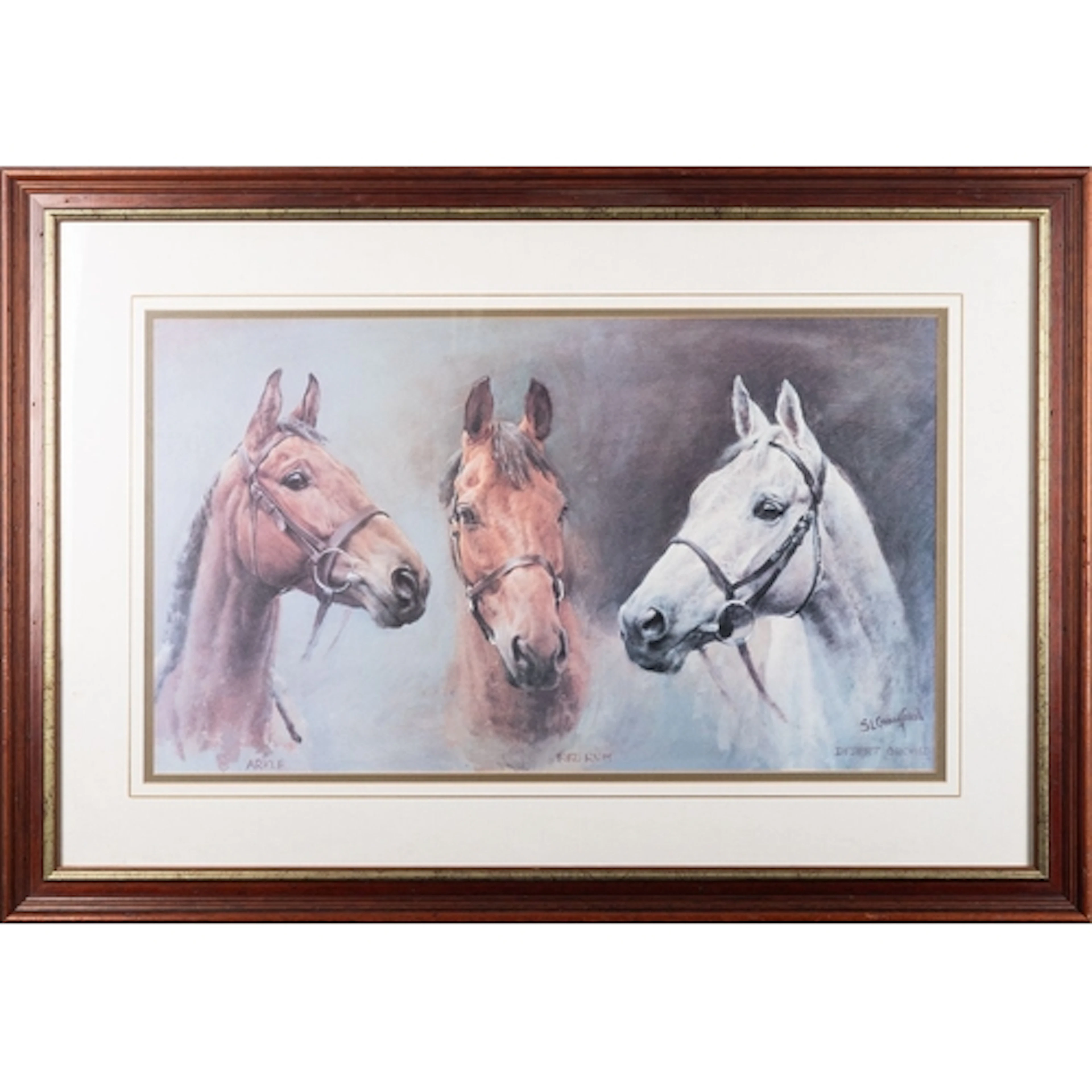 After Susan Crawford (British, Contemporary) - 'We Three Kin...