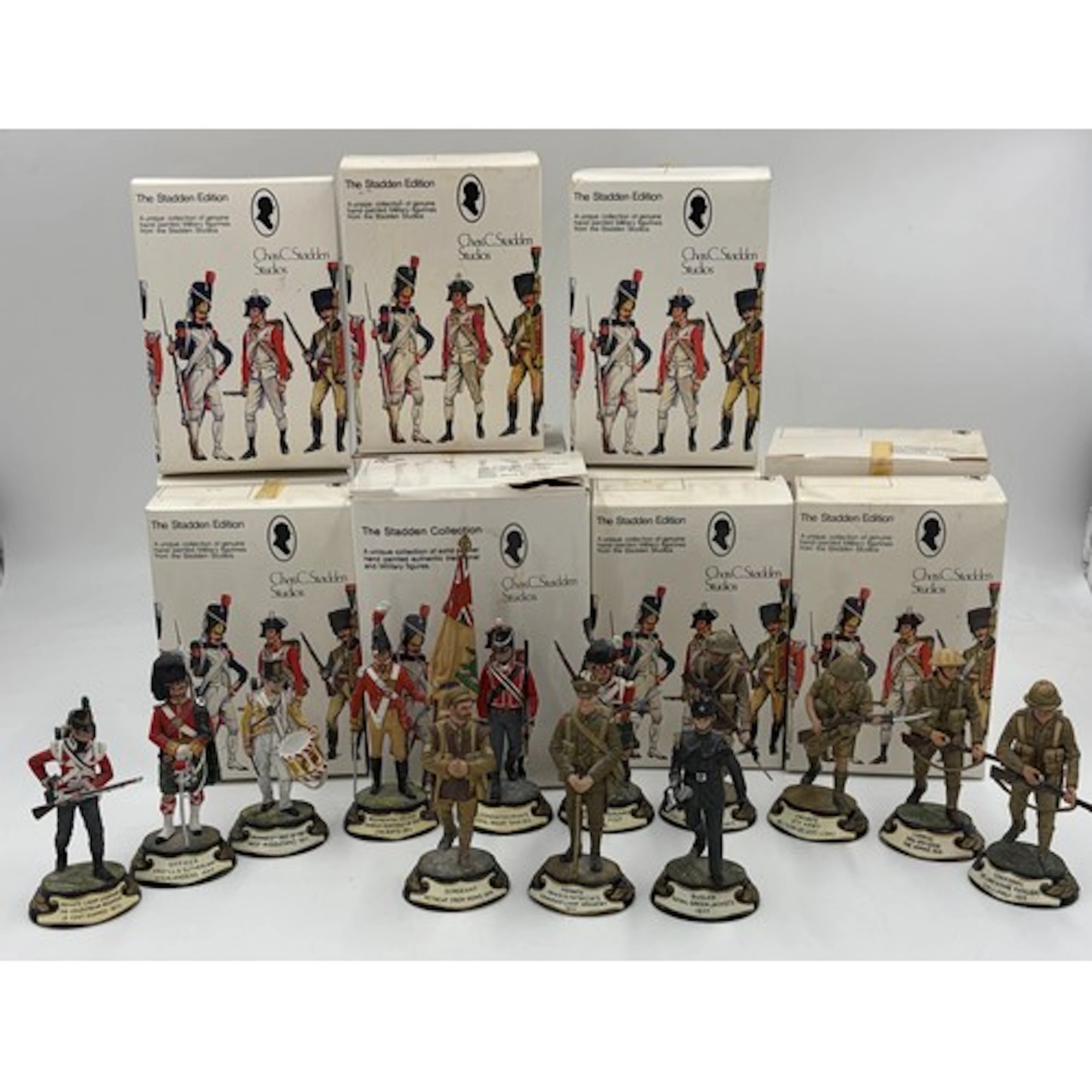 Chas Stadden The Stadden Edition Hand Painted Military Figur...