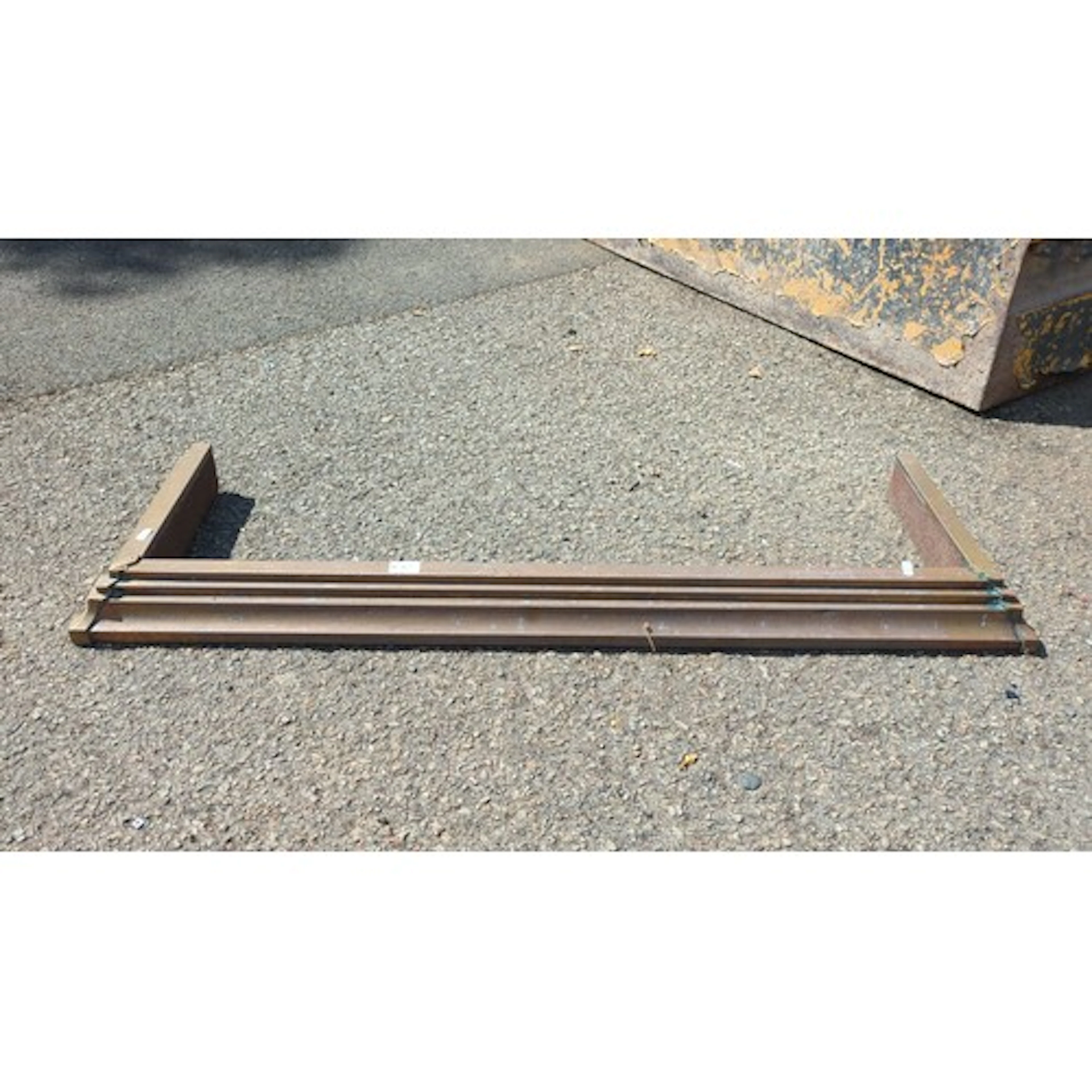 Brass fireplace surround