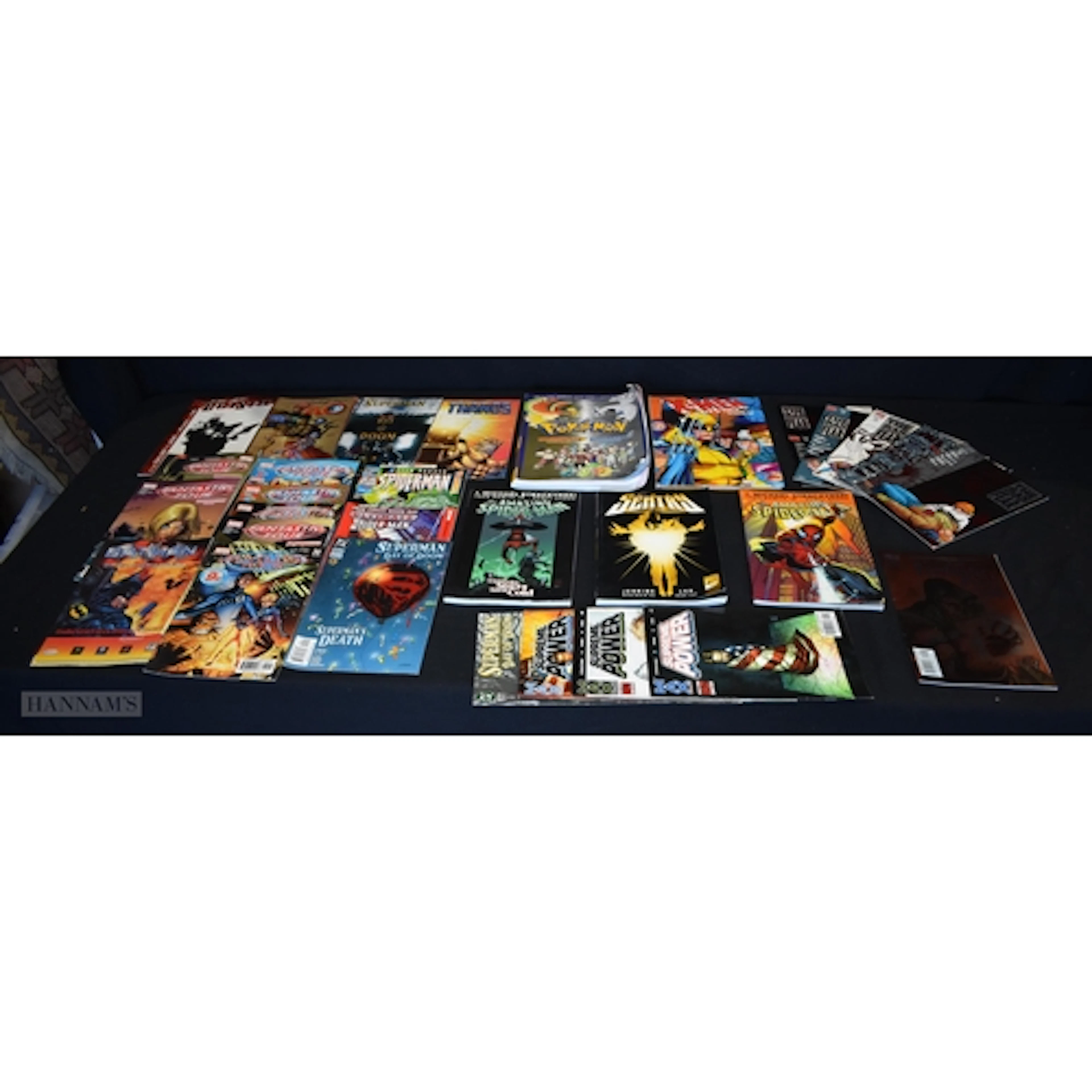 A collection of Comics and related books (Qty)