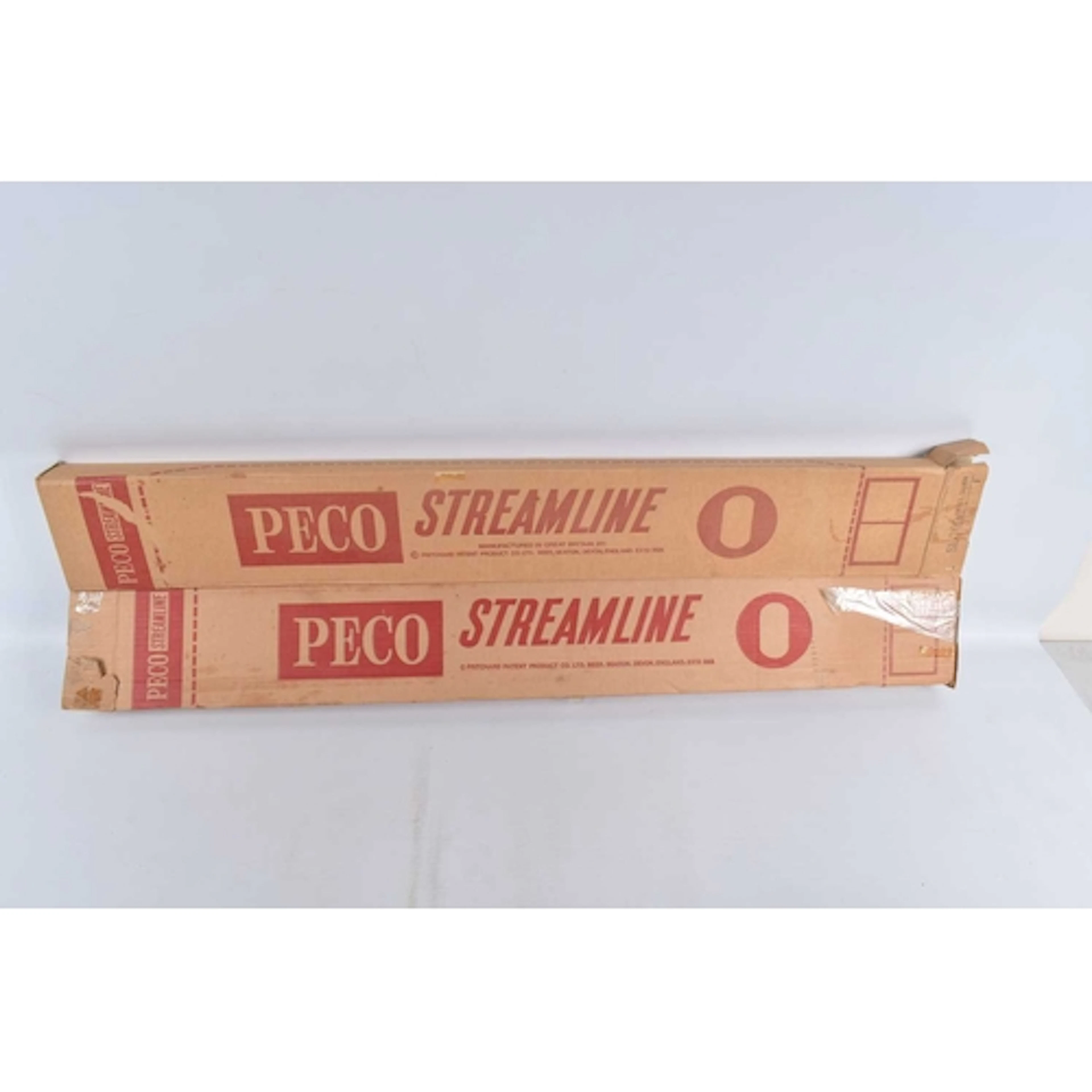 TWO BOXES OF PECO STREAMLINE O GAUGE TRACK, No.SL-700, both ...